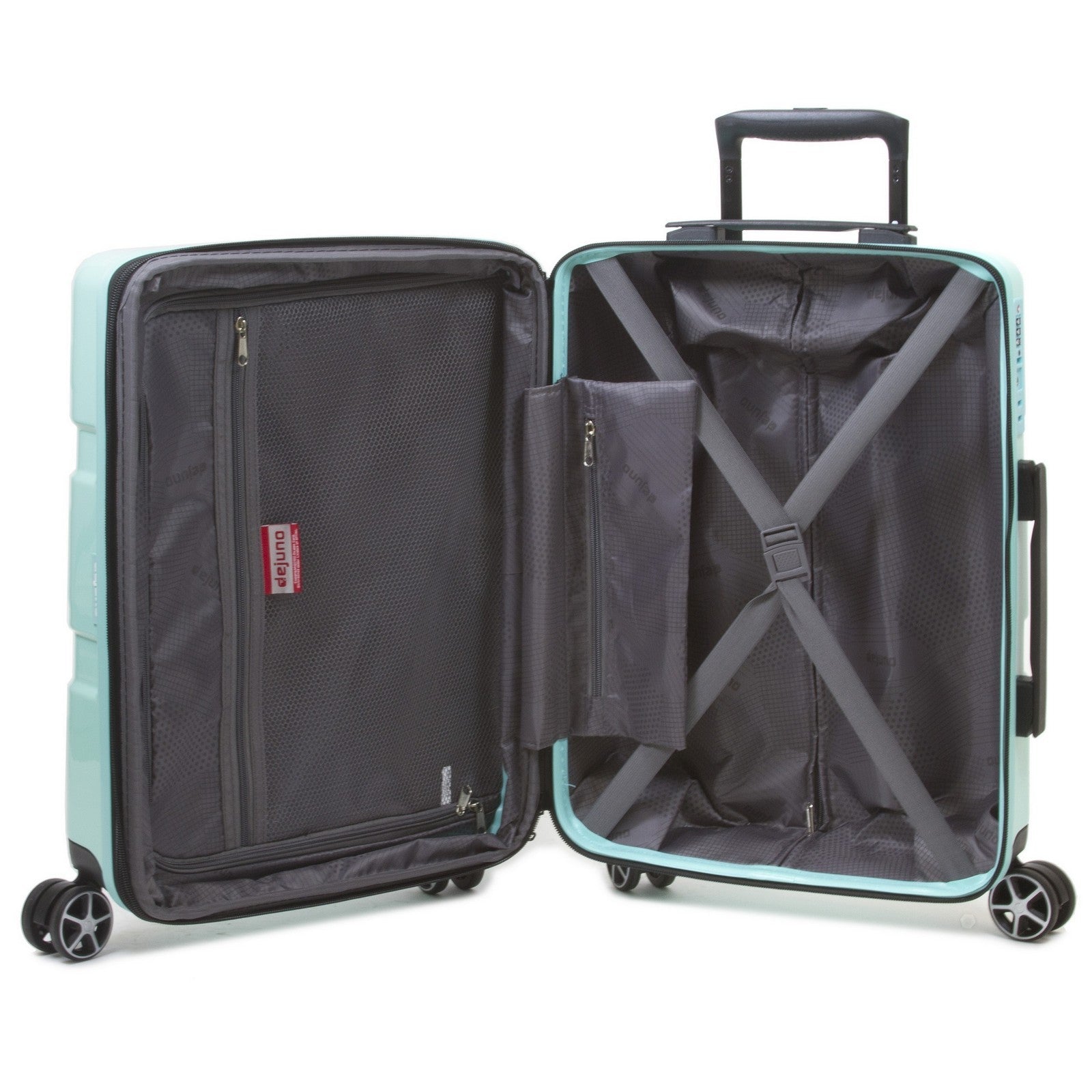 Dejuno Lumos Hardside 3-Piece Expandable Spinner Luggage Set