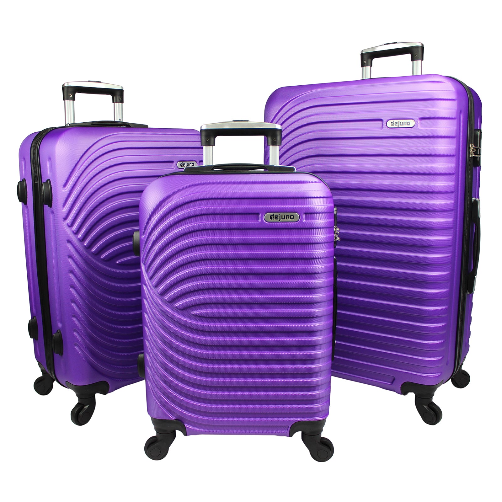Dejuno Craft Hardside 3-Piece Spinner Luggage Set