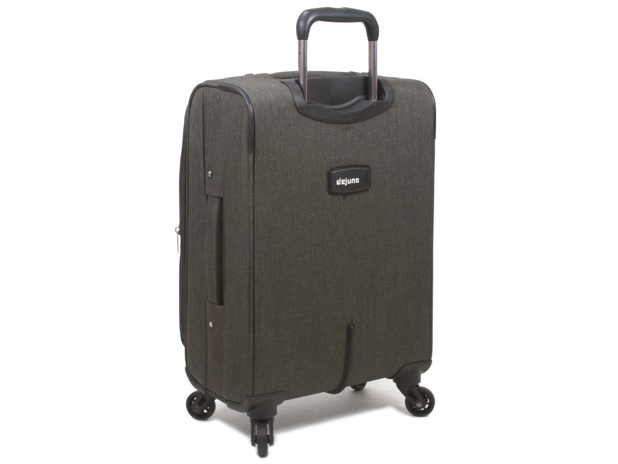 Dejuno Noir Lightweight 3-Piece Spinner Luggage Set with Laptop Pocket