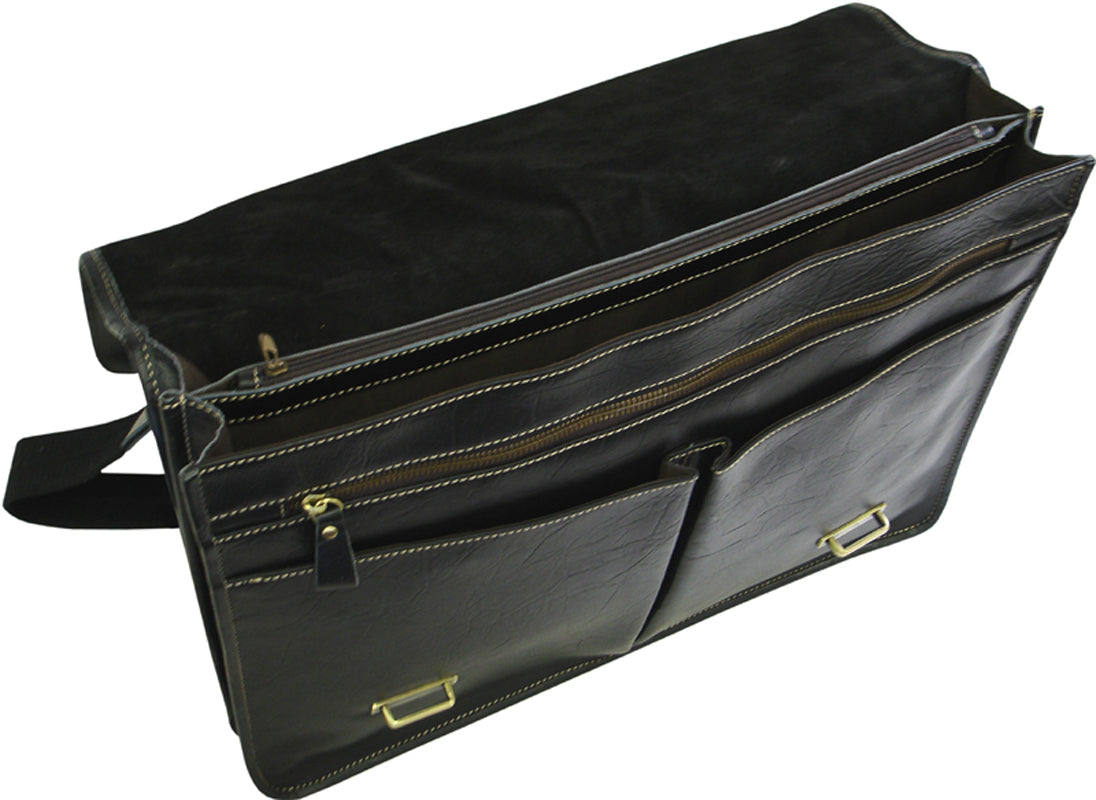 Amerileather Traditional Double Slip-in Executive Briefcase