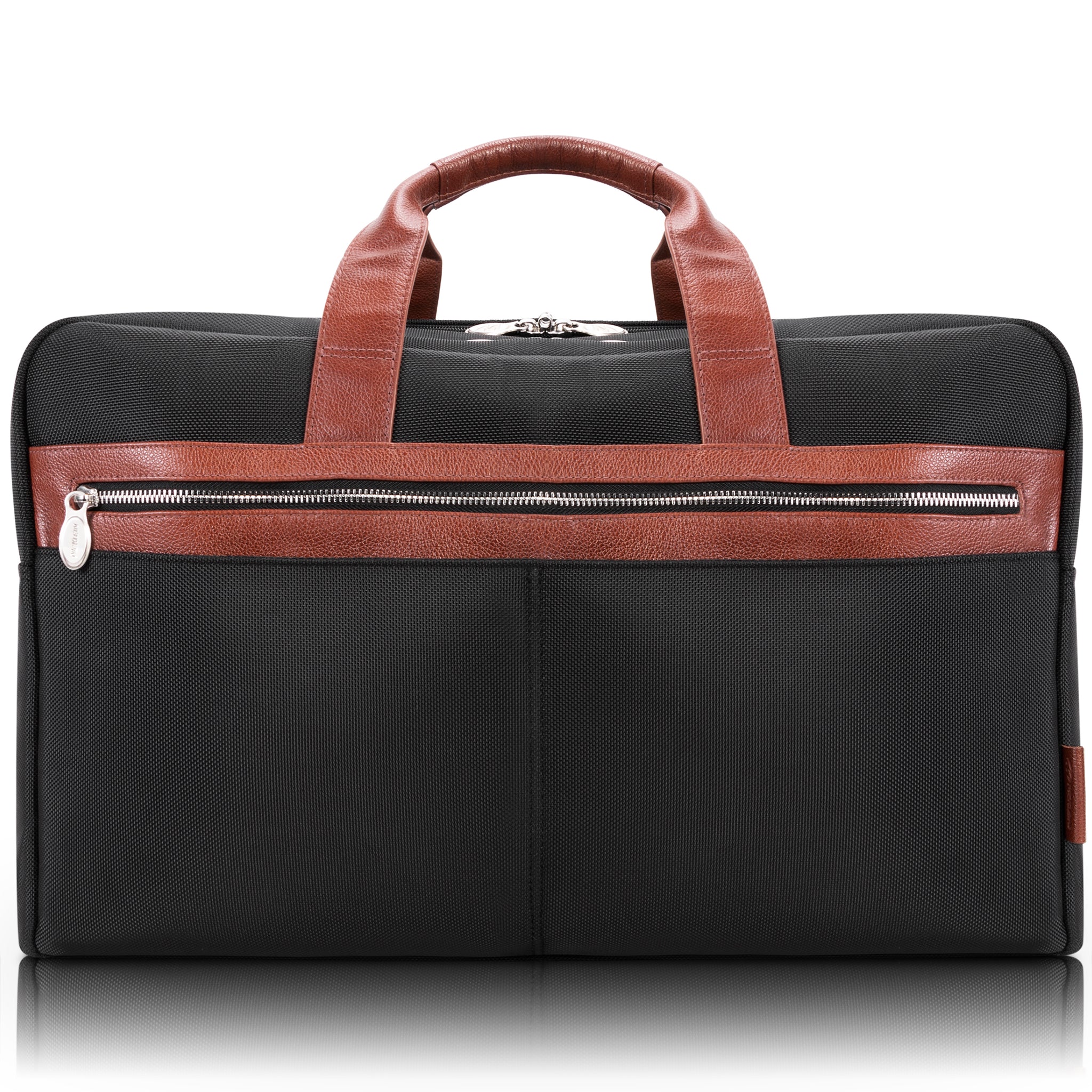McKlein WELLINGTON 21" Nylon, Two-tone, Dual-Compartment, Laptop & Tablet Carry-All Duffel