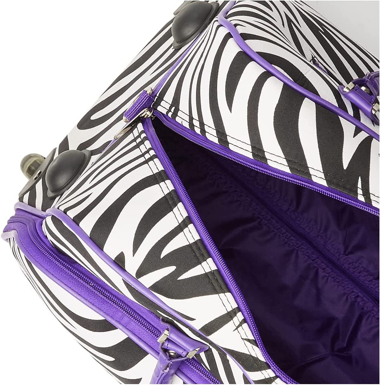 CalBags Zebra 21" Rolling Carry-On Duffel Bags