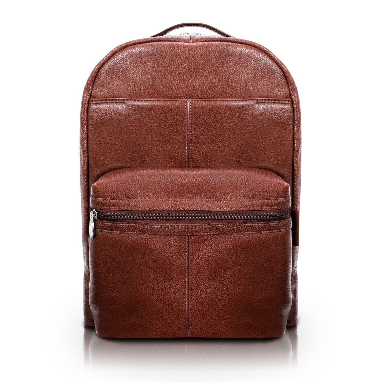 McKlein PARKER 15" Leather Dual Compartment Laptop Backpack
