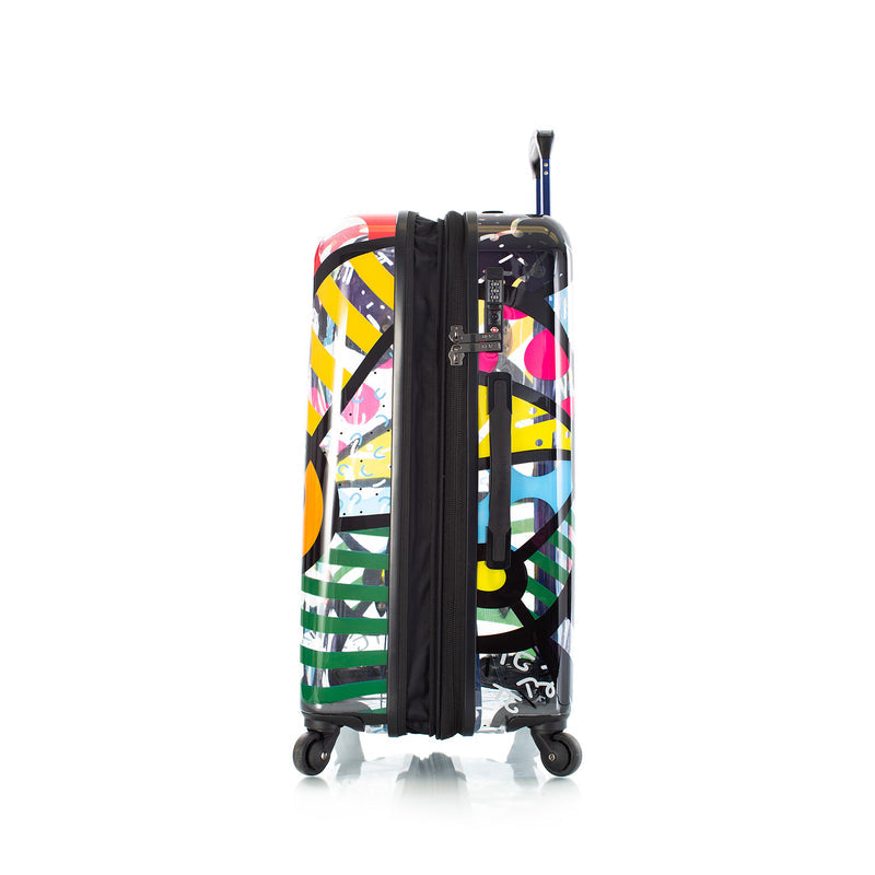 Heys Britto Butterfly Transparent 26" Hardside Spinner Suitcase