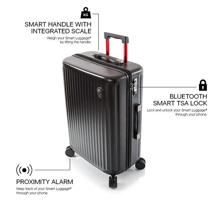 Heys Smart 21" Airline Approved Carry On Hardside Spinner Suitcase