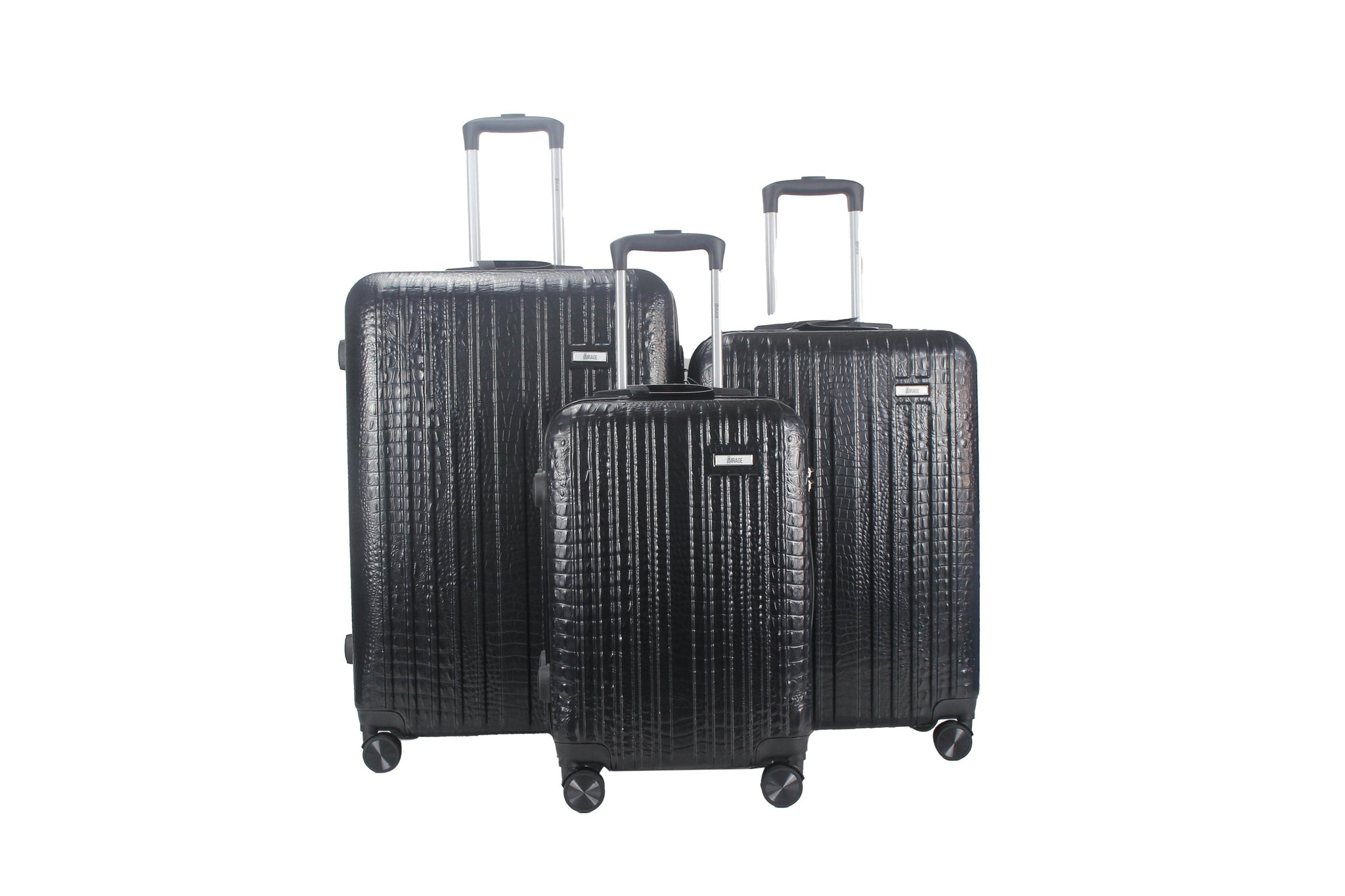Mirage Danae 3 Piece Hardside Spinner Luggage Set