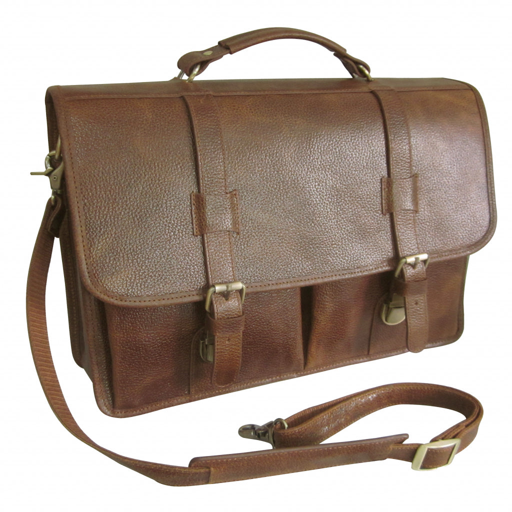 Amerileather Executive Leather Briefcase (#2510-02)