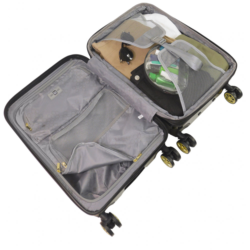 Ful Grove Hardside 3 Pice Spinner Luggage Set