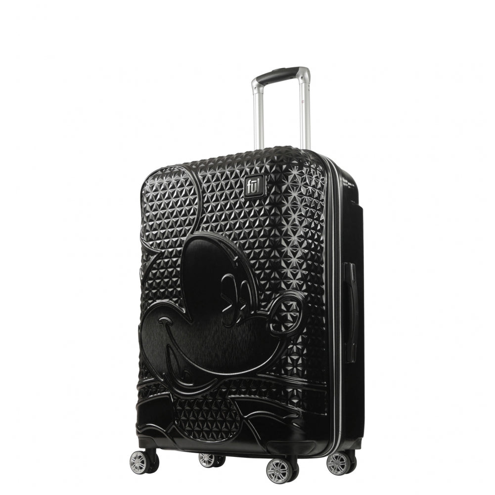 FUL Disney Textured Mickey Mouse 30" Hardside 8 Wheel Spinner Suitcase