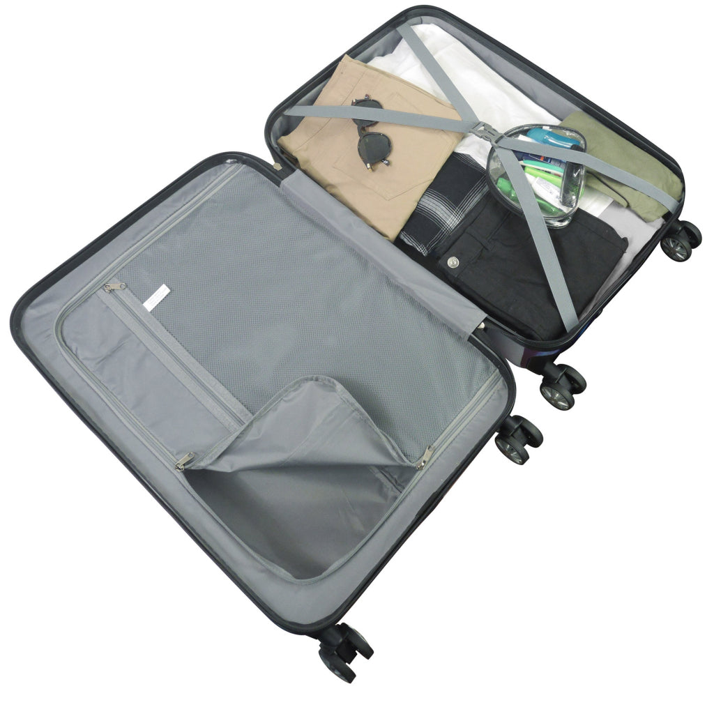 FUL Tie-dye Swirl 24" Hardside Spinner Suitcase
