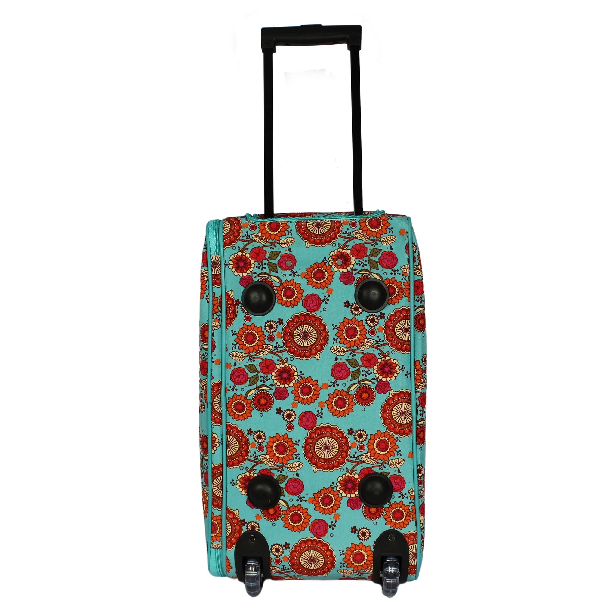 CalBags Floral 21" Rolling Carry-On Duffel Bags