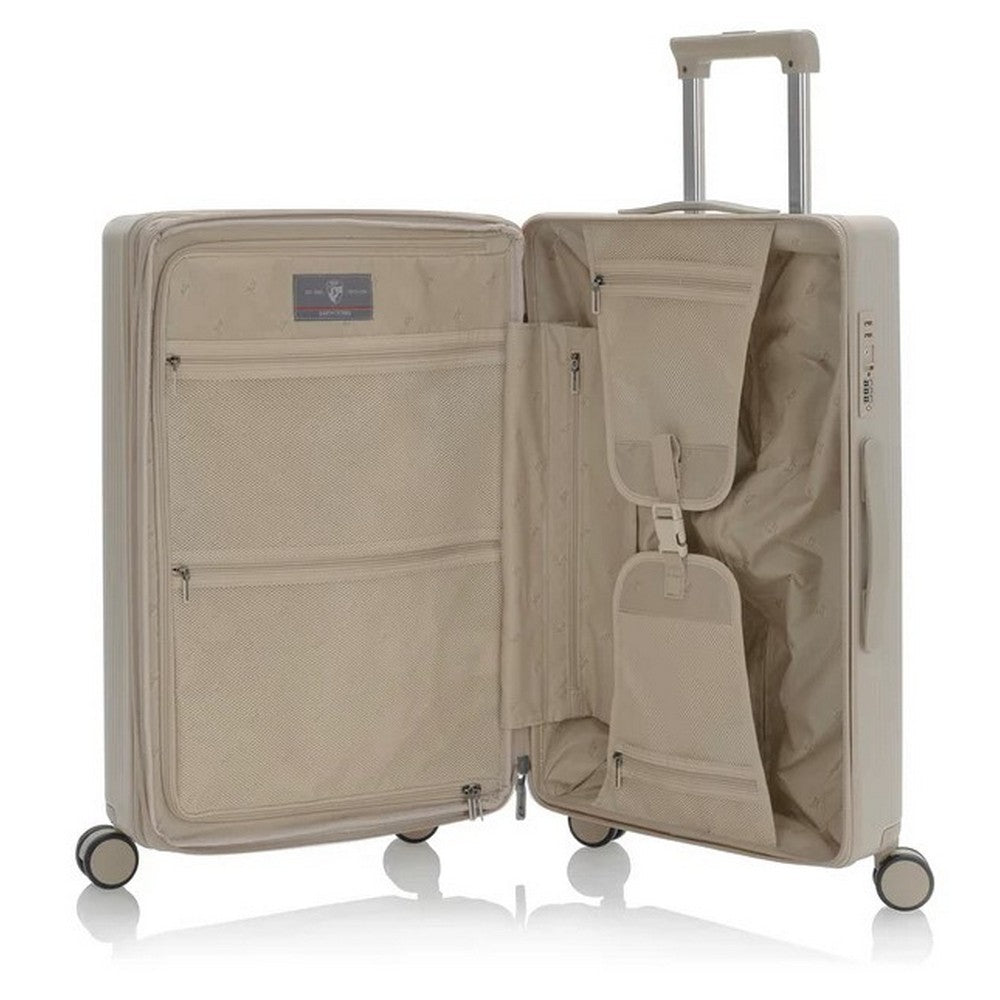 Heys Earth Tones 3 Piece Hardside Spinner Luggage Set