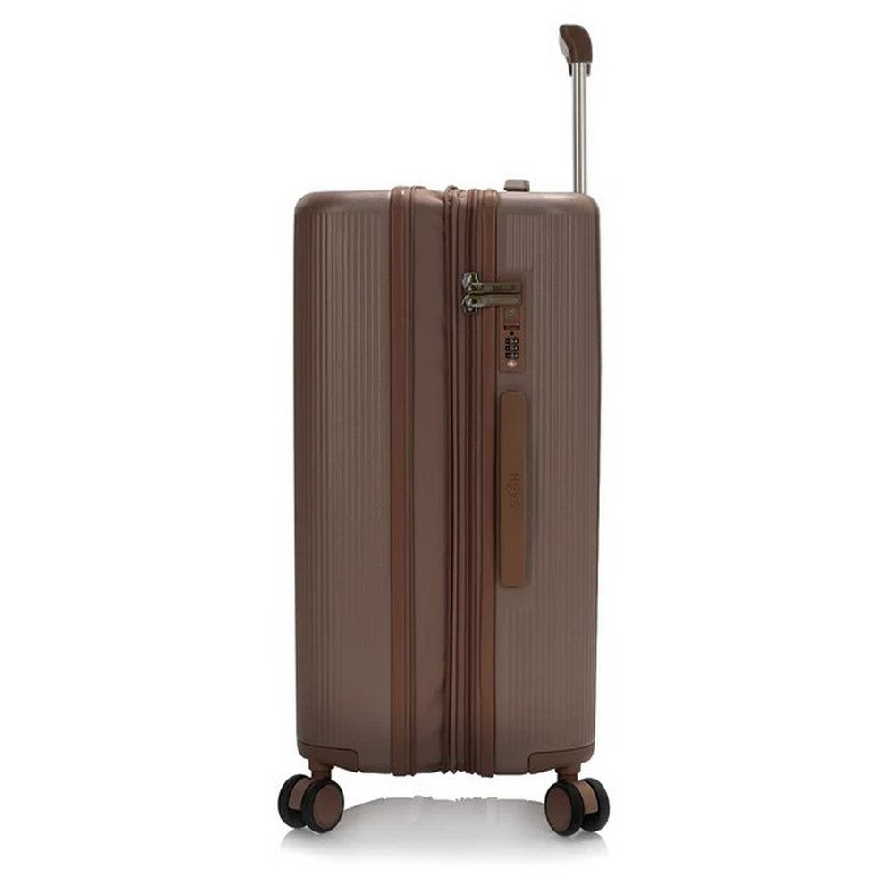 Heys Earth Tones 3 Piece Hardside Spinner Luggage Set