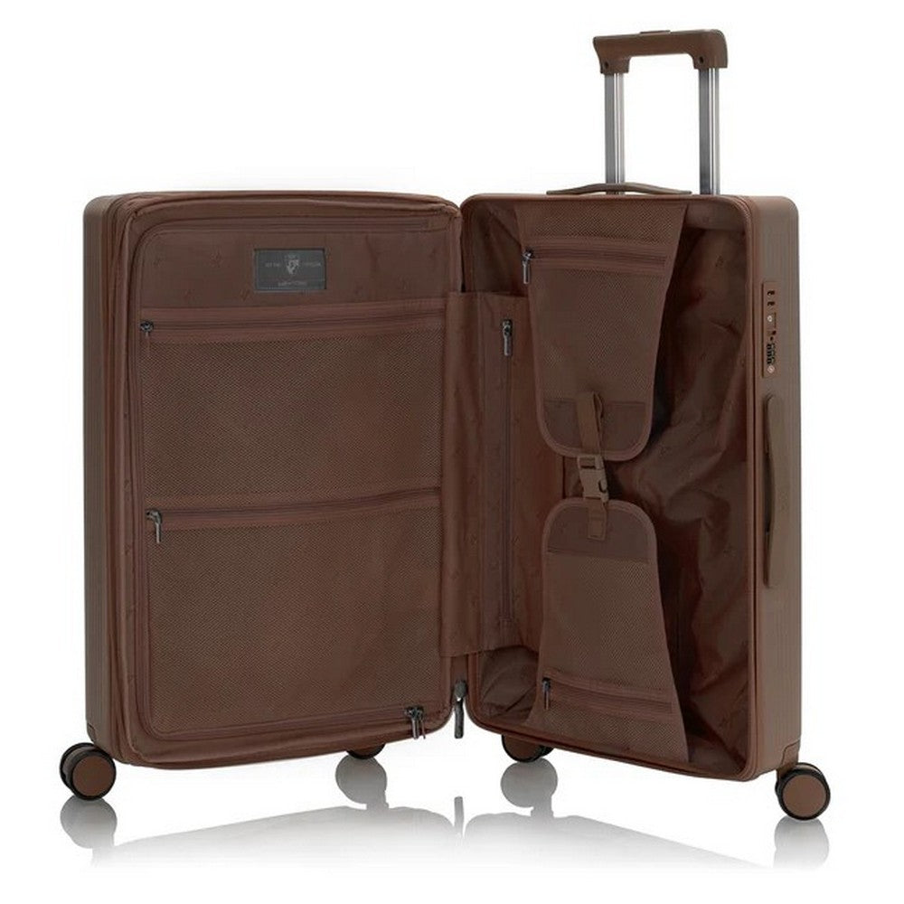 Heys Earth Tones 3 Piece Hardside Spinner Luggage Set