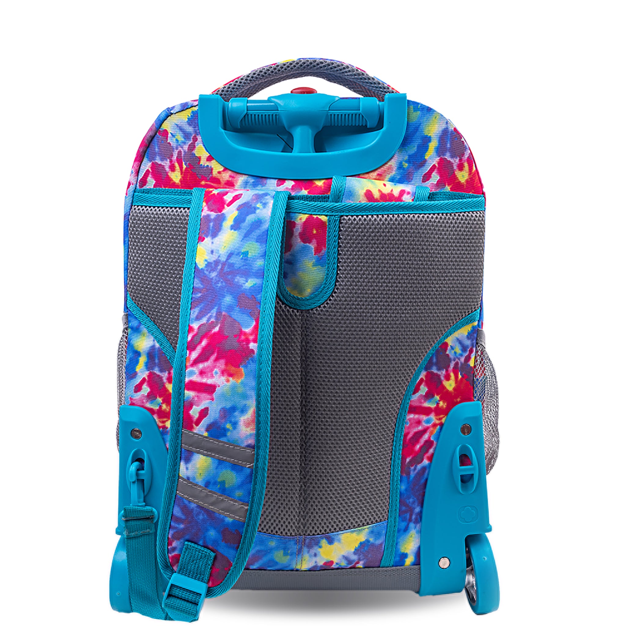 J World Sunrise Tie Dye 18" Rolling Backpack