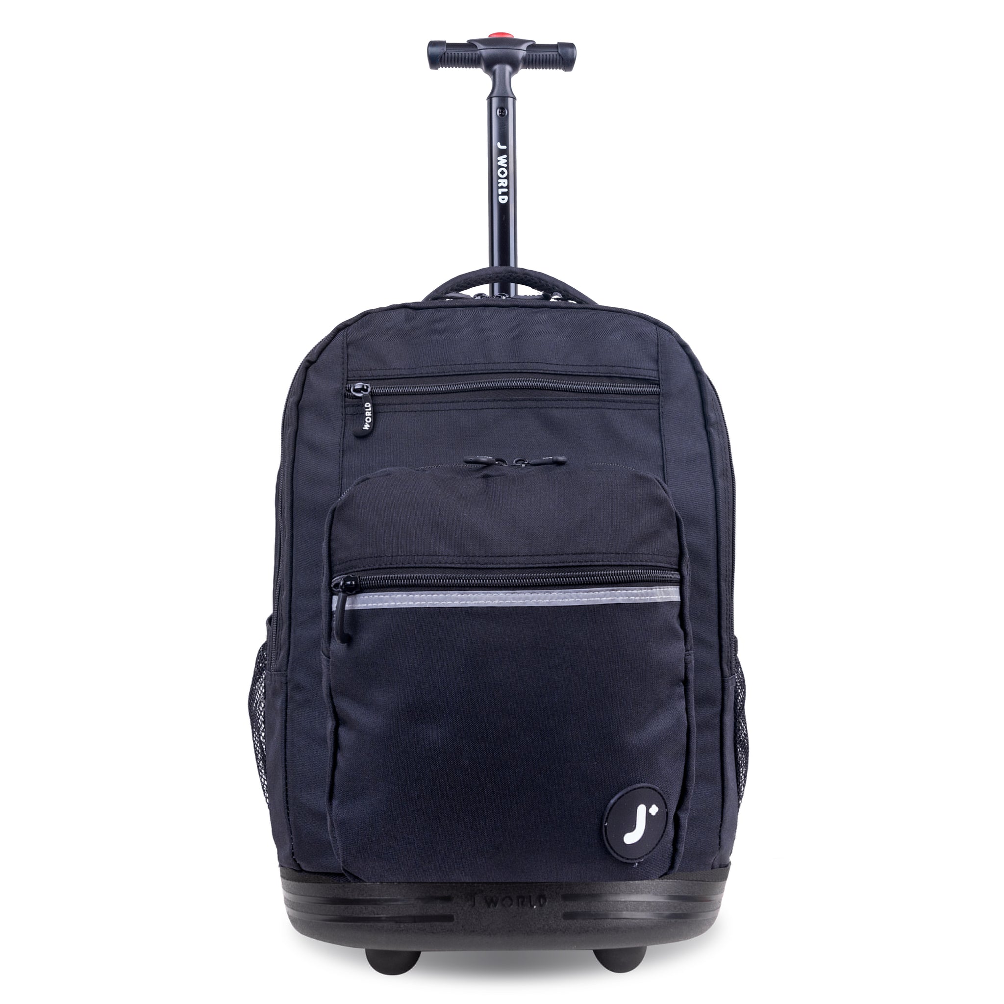 J World Sundance Black 20" Rolling Backpack