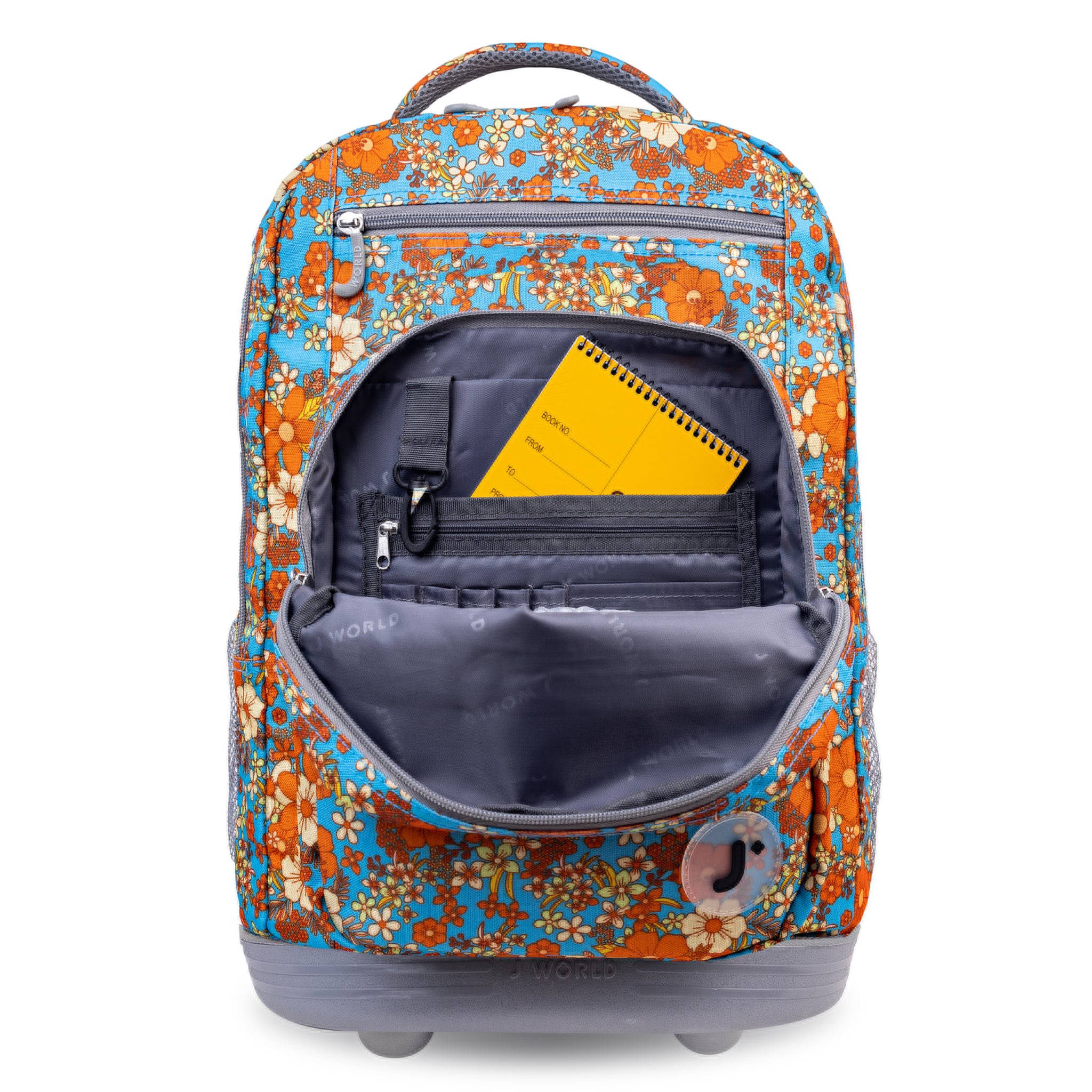 J World Sundance Retro Bloom 20" Rolling Backpack