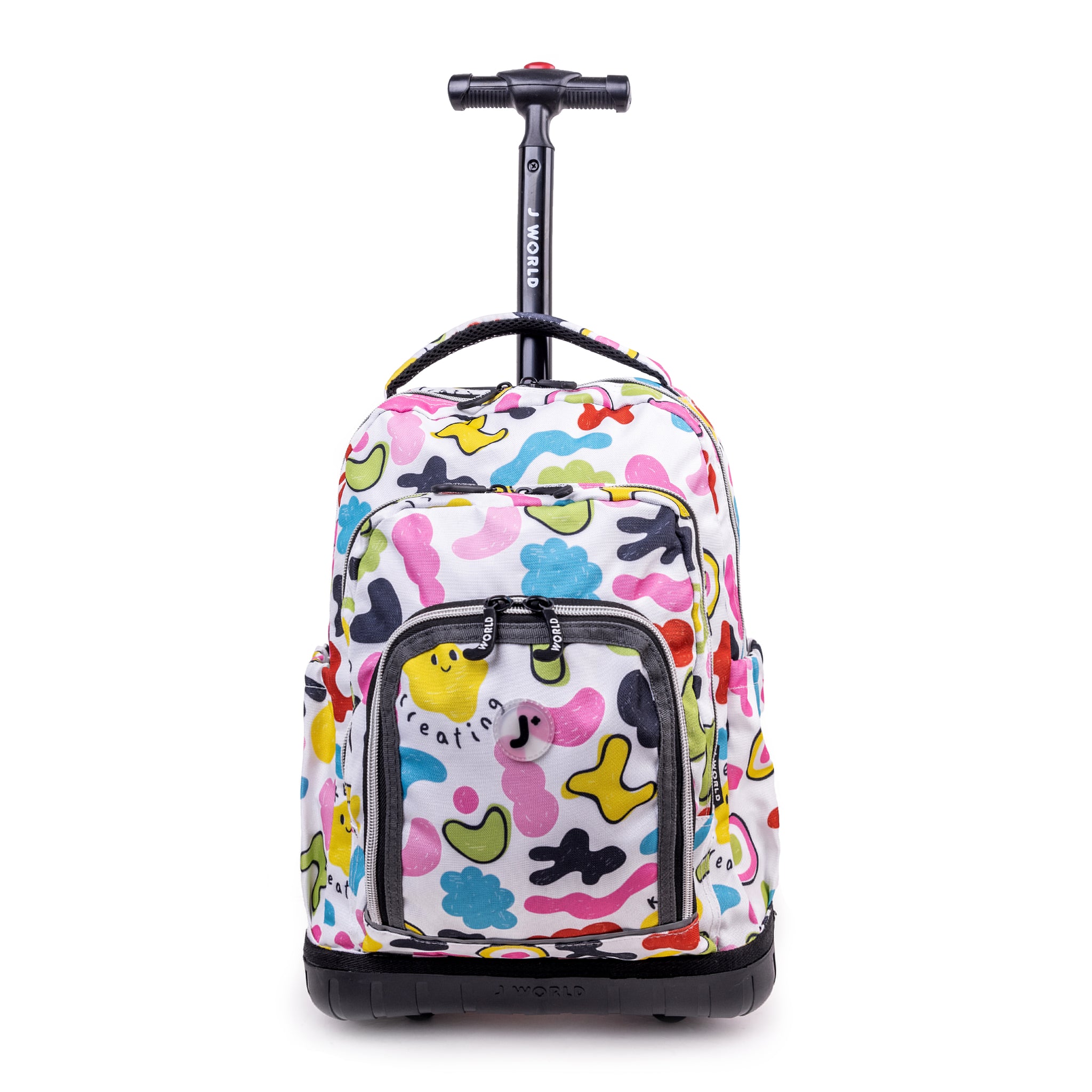 J World Lollipop Kiddo 16" Kids Rolling Backpack and Lunch Bag