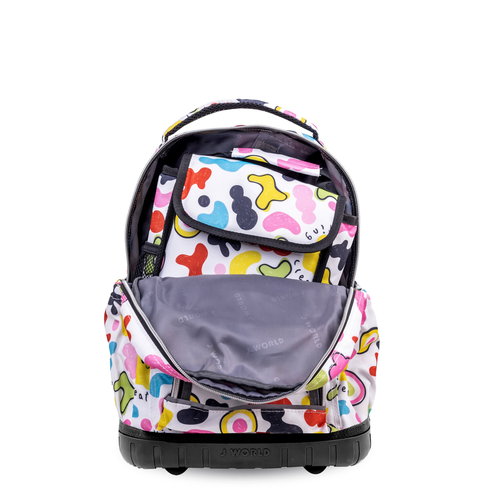 J World Lollipop Kiddo 16" Kids Rolling Backpack and Lunch Bag