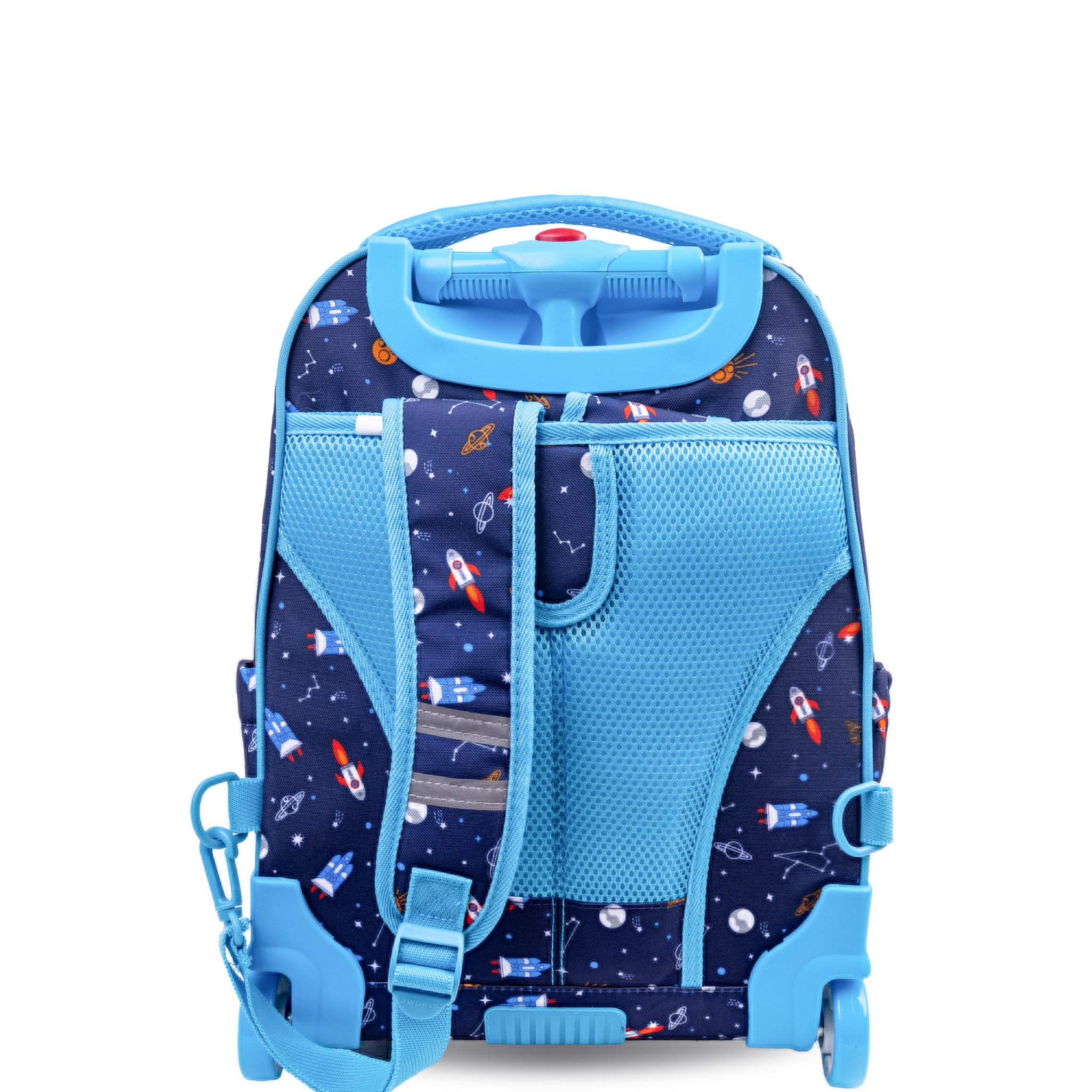 J World Sparkle Robot 15" Kids Rolling Backpack