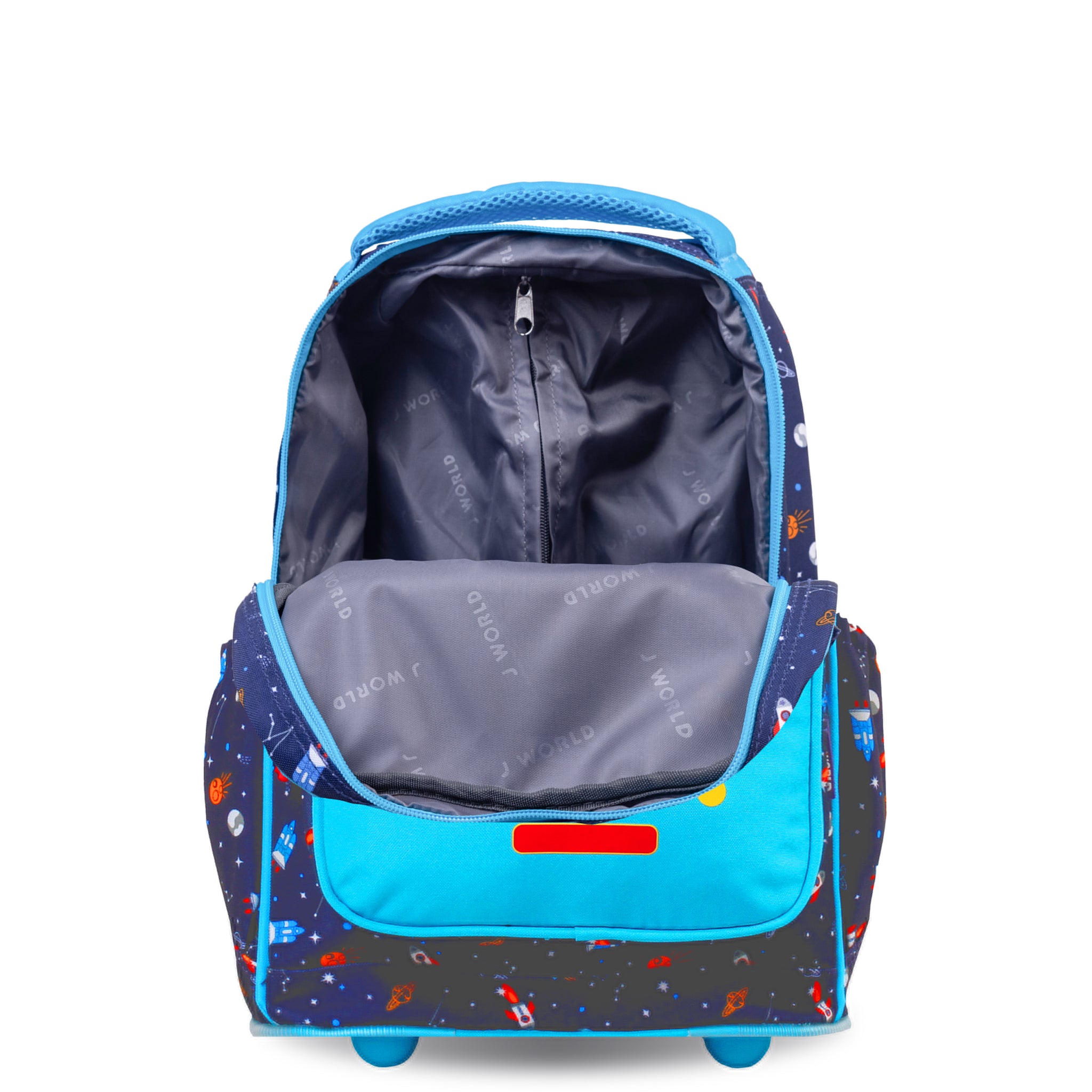 J World Sparkle Robot 15" Kids Rolling Backpack