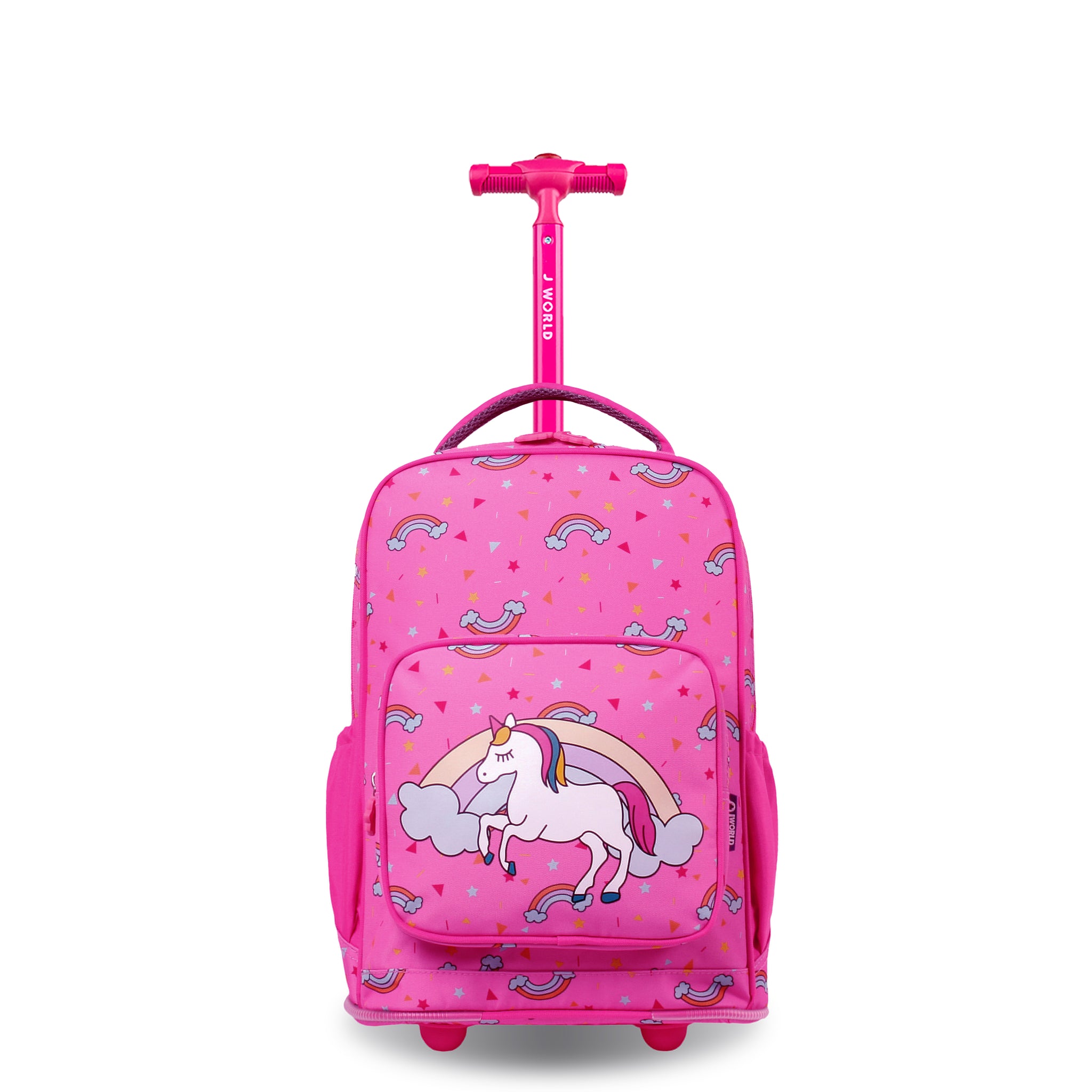 J World Sparkle Unicorn 15" Kids Rolling Backpack