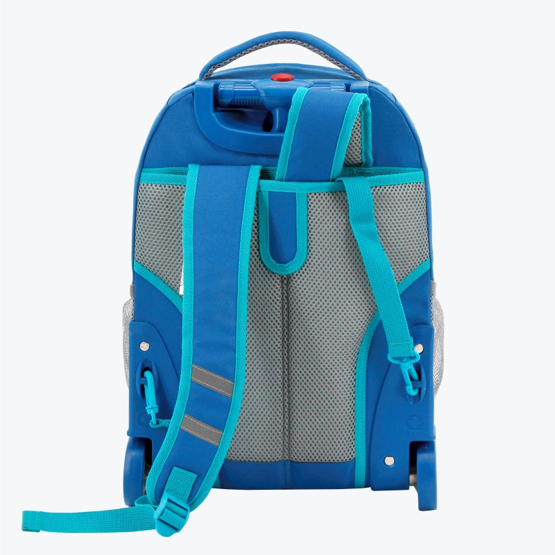 J World Sunlight Blue 18" Rolling Backpack