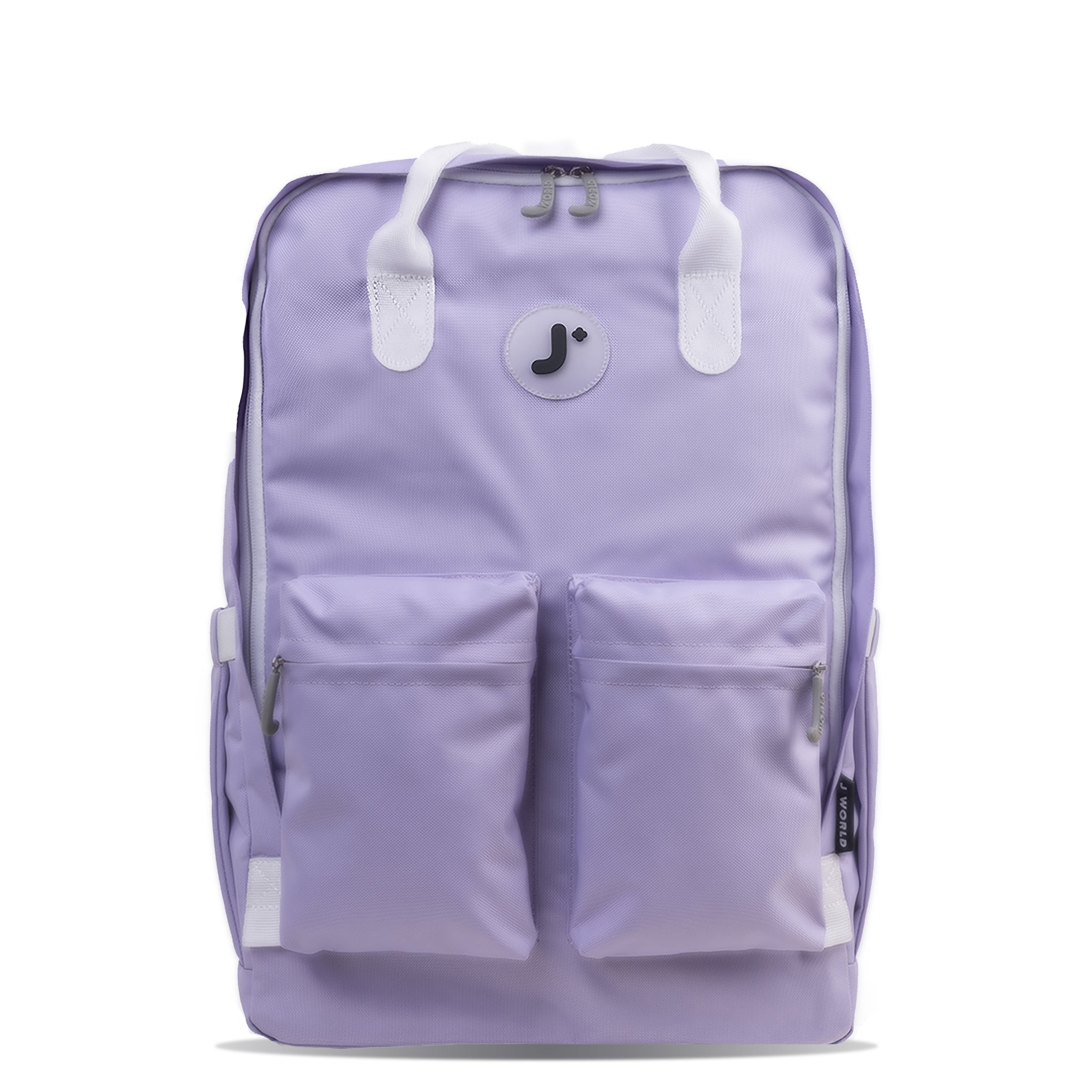 J World Timo Digital Lavender Multi-Functional Laptop Backpack