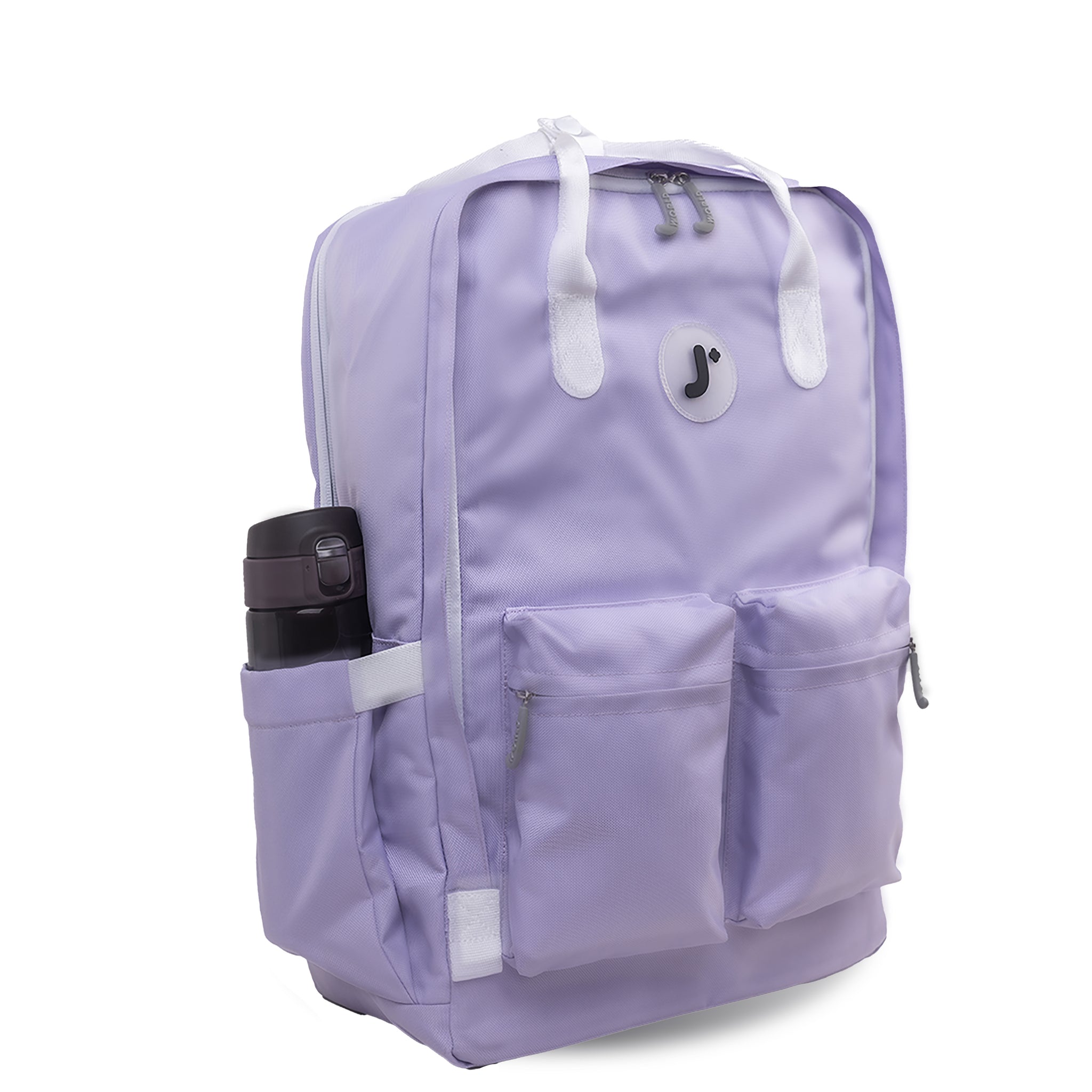 J World Timo Digital Lavender Multi-Functional Laptop Backpack