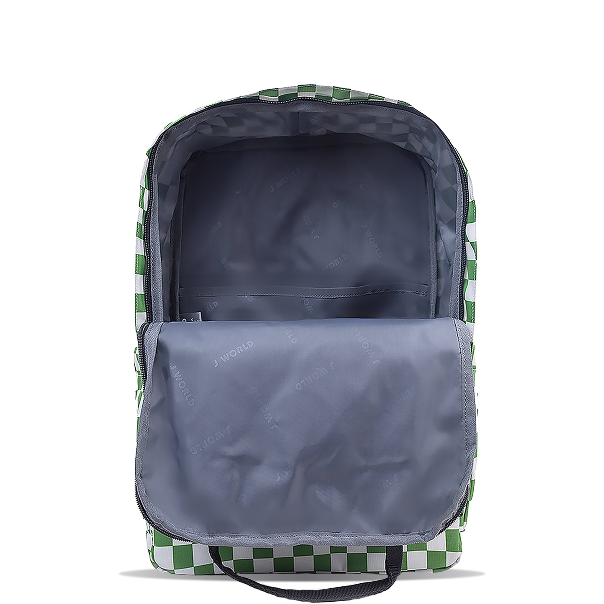 J World Timo Matcha Checkers Multi-Functional Laptop Backpack