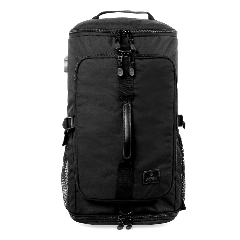 J World Dylan Black 19" 2-Way Duffel Backpack