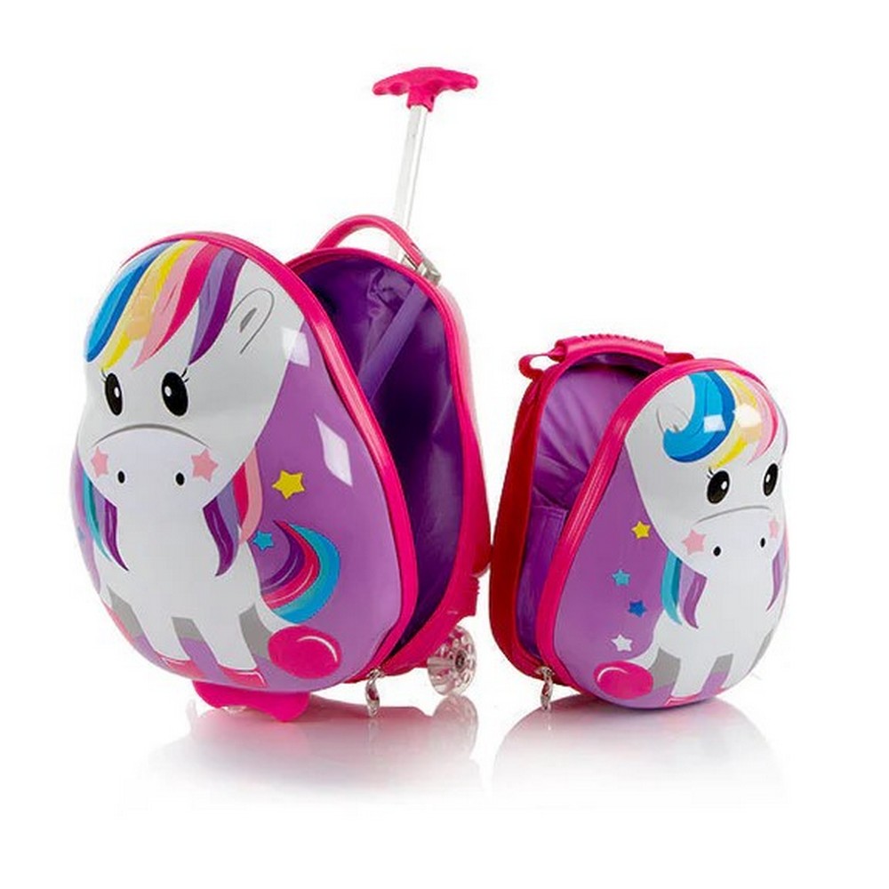 Heys Travel Tots Unicorn 18" Hardside Carry-On Suitcase with Backpack