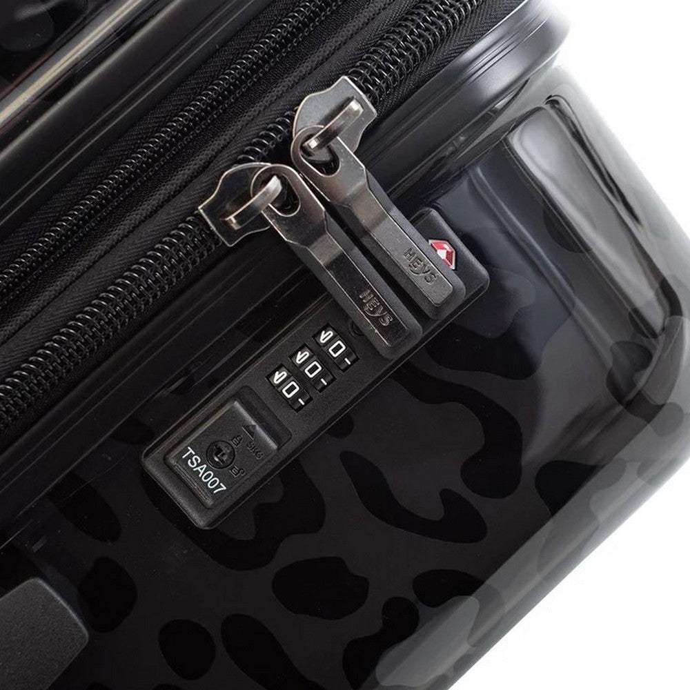 Heys Black Leopard 21" Carry-On Hardside Spinner Suitcase