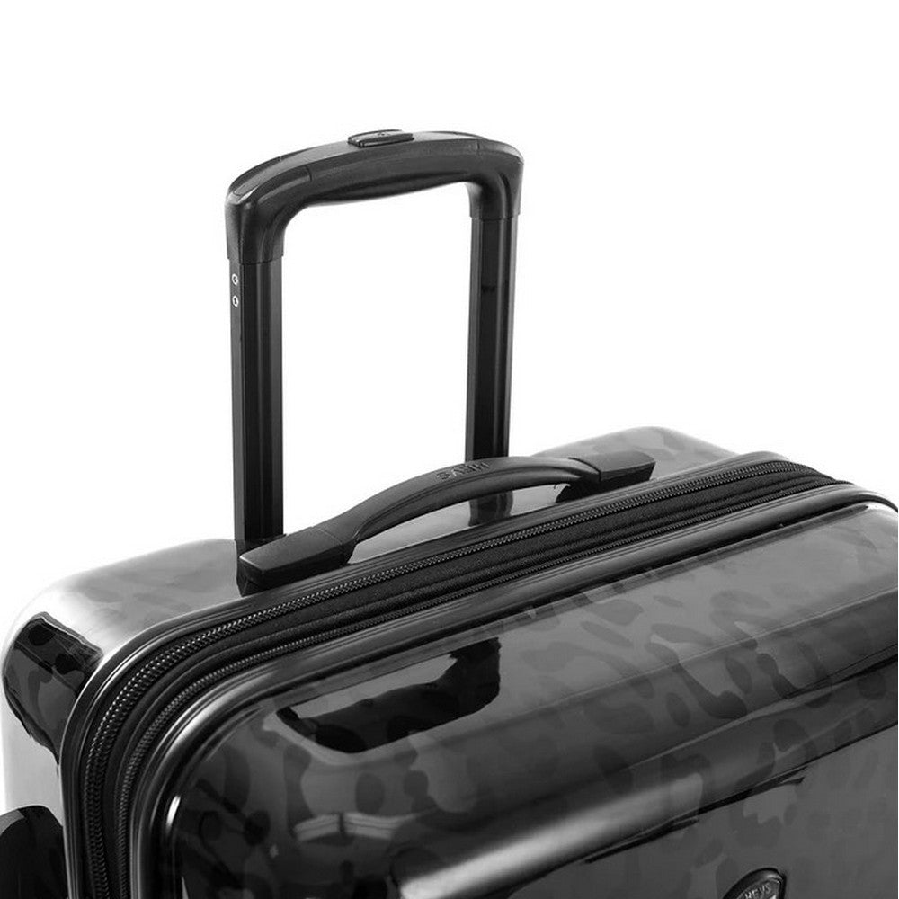 Heys Black Leopard 21" Carry-On Hardside Spinner Suitcase