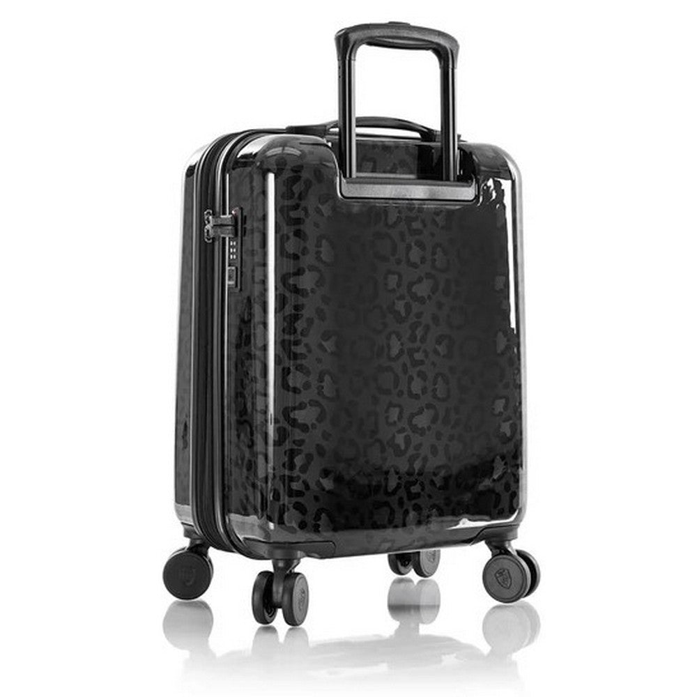 Heys Black Leopard 21" Carry-On Hardside Spinner Suitcase