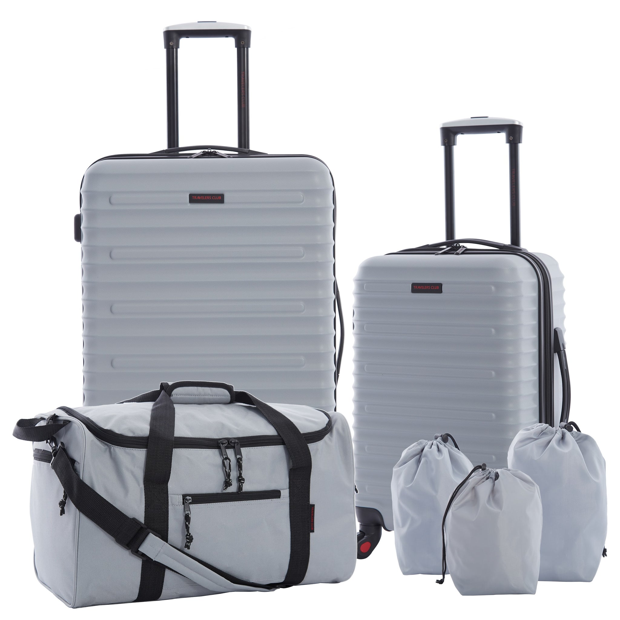 Travelers Club Tour 6 Piece Hardside and Softside Luggage Set