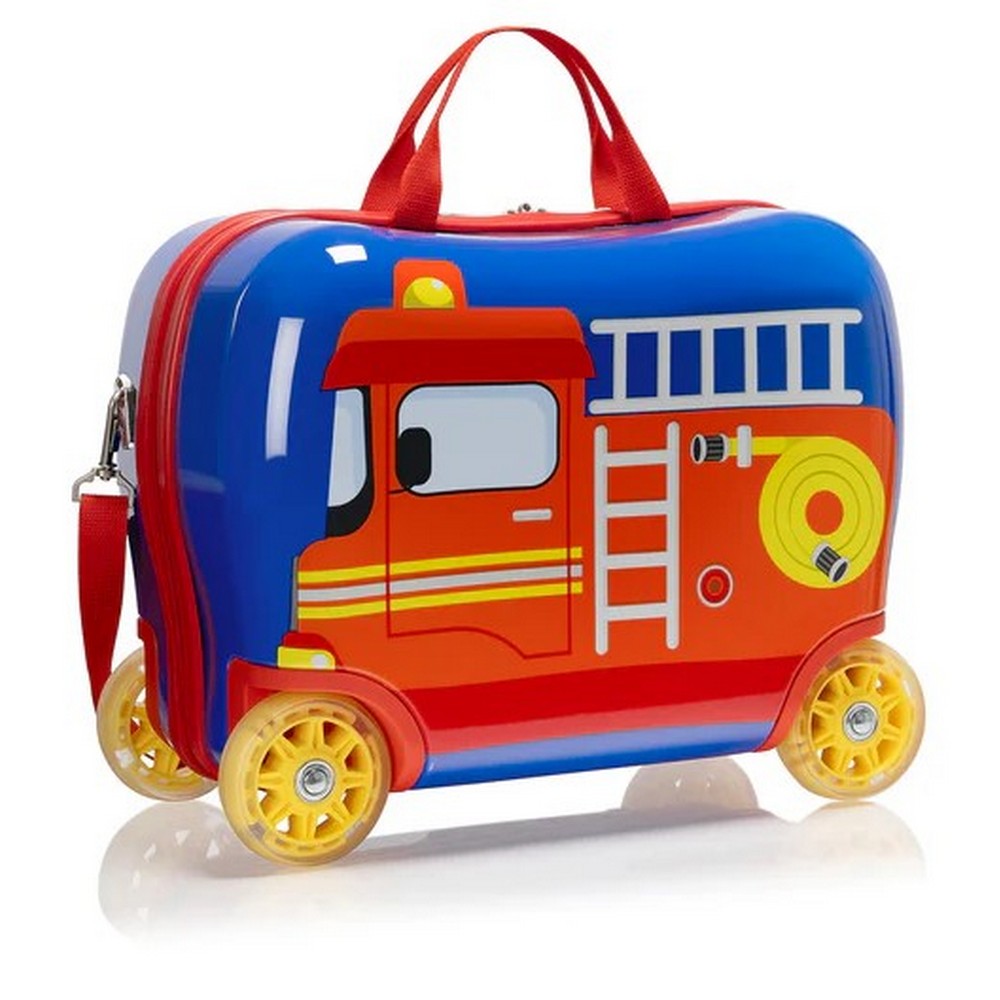 Heys Kids Fire Truck 16" Carry-On Underseat Ride-On Suitcase