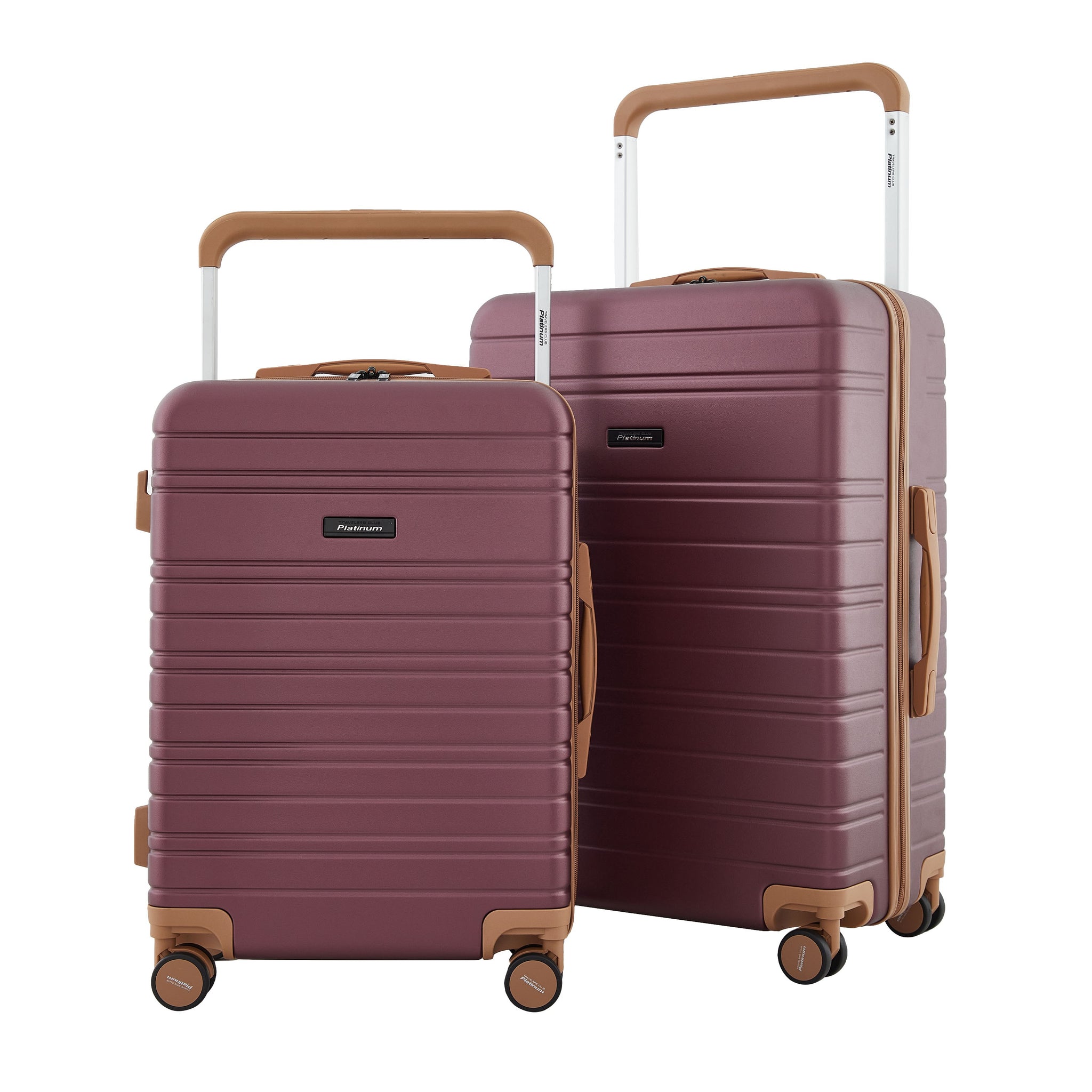 Travelers Club Navigate 2 Piece Hardside Spinner Luggage Set