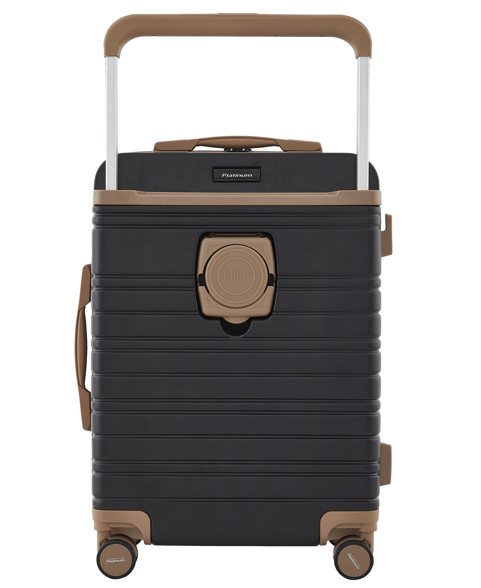 Travelers Club Navigate 20" Hardside Spinner Suitcase