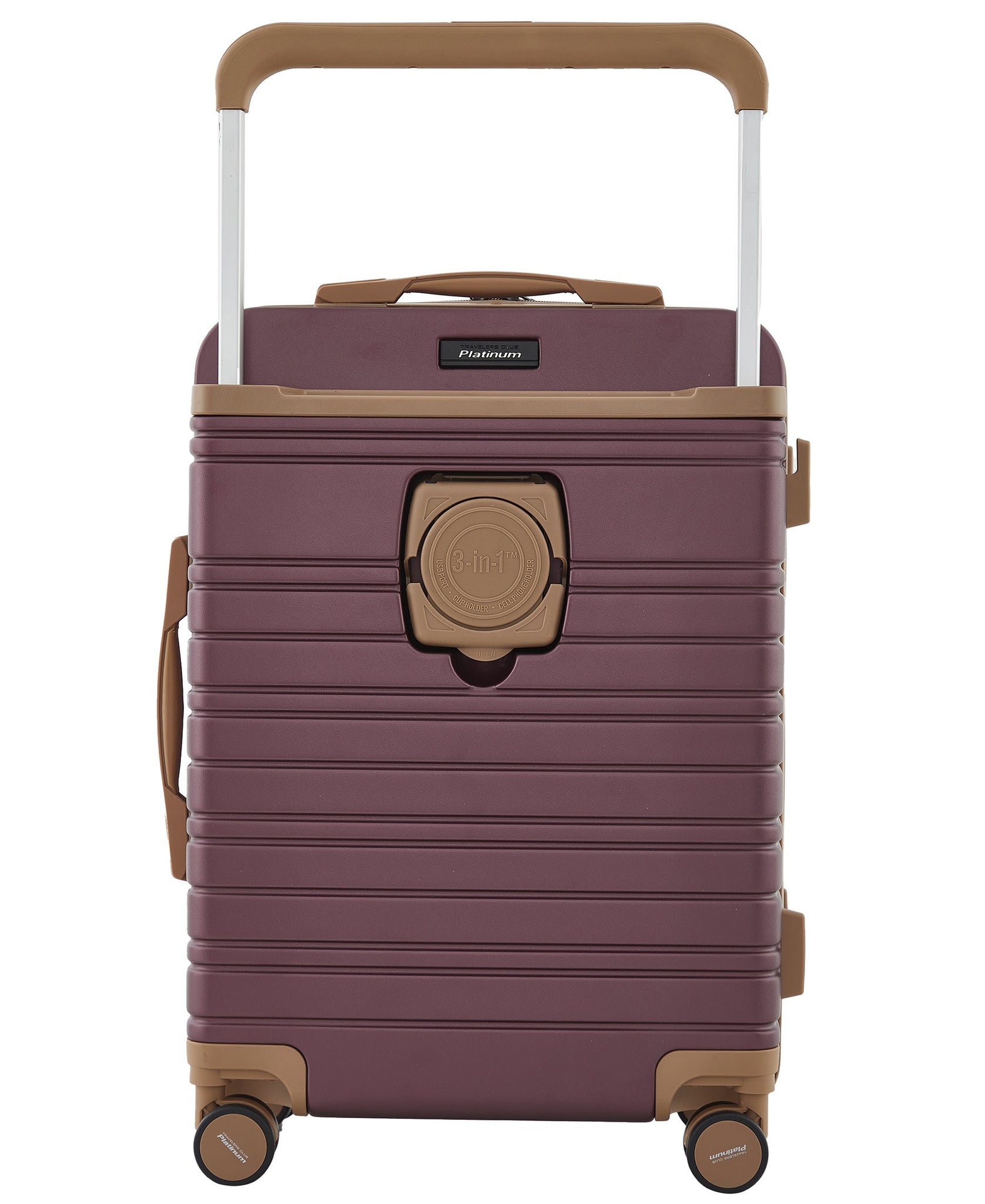 Travelers Club Navigate 20" Hardside Spinner Suitcase