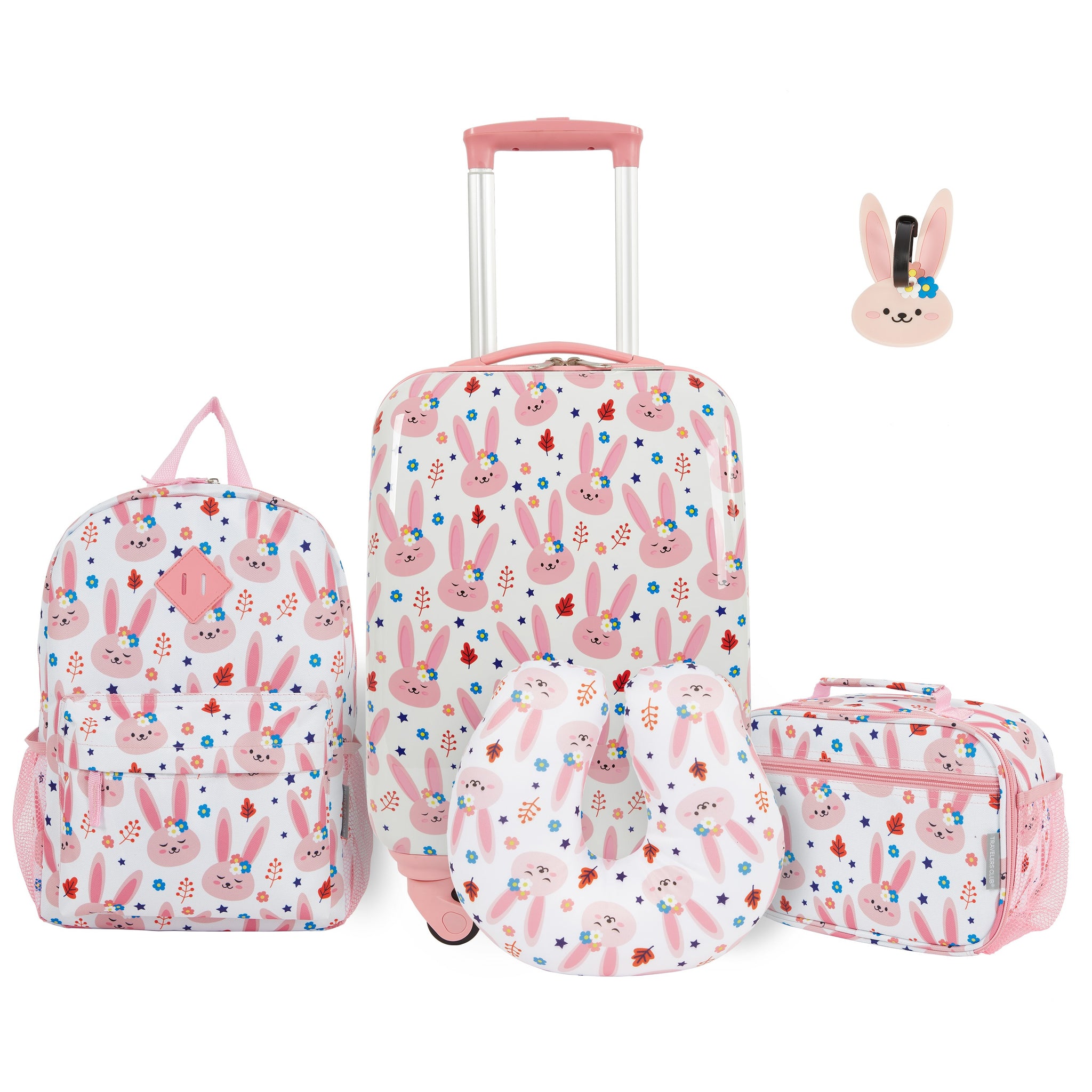 Travelers Club Bunny 5 Piece Luggage Set