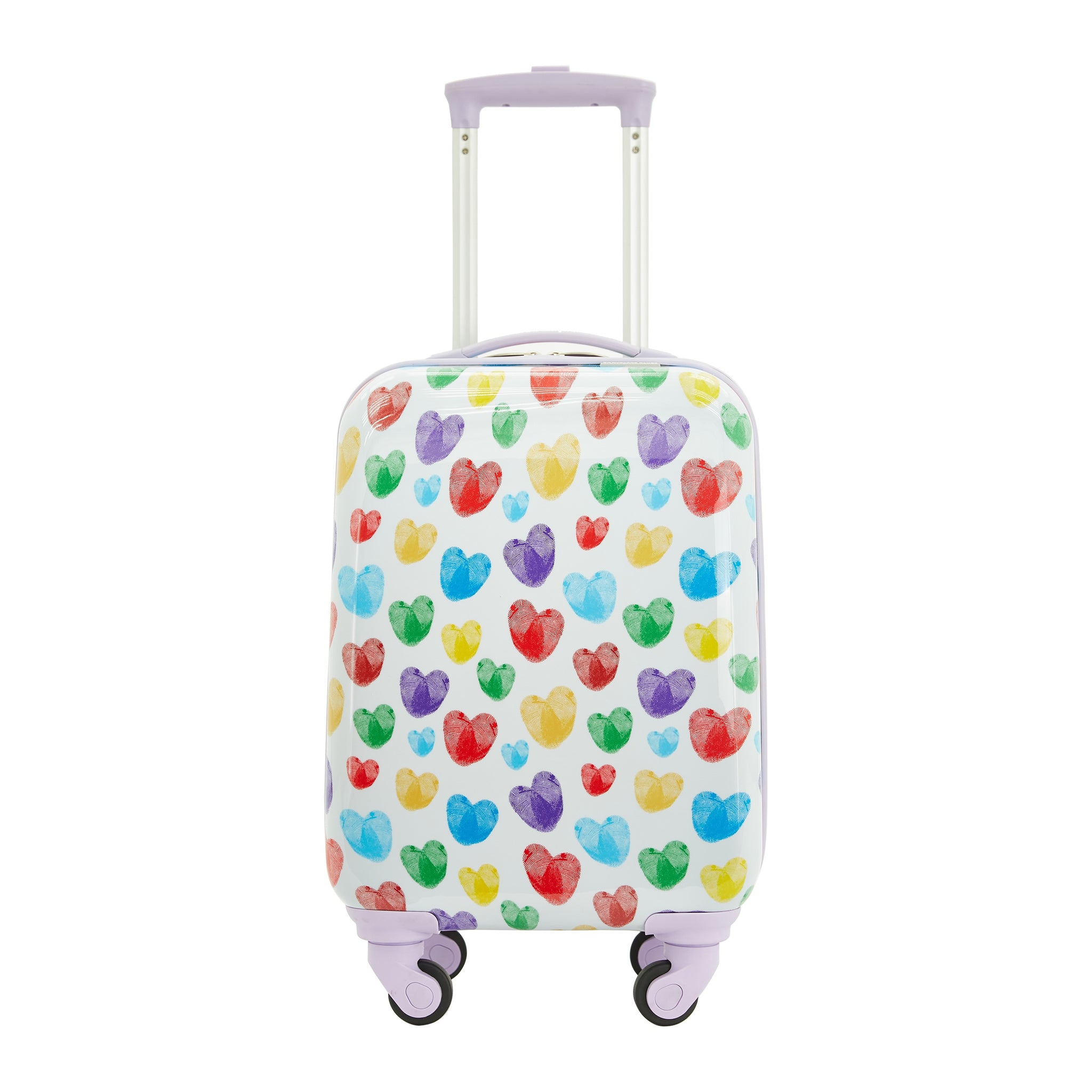 Travelers Club Thumbprint Heart 5 Piece Luggage Set