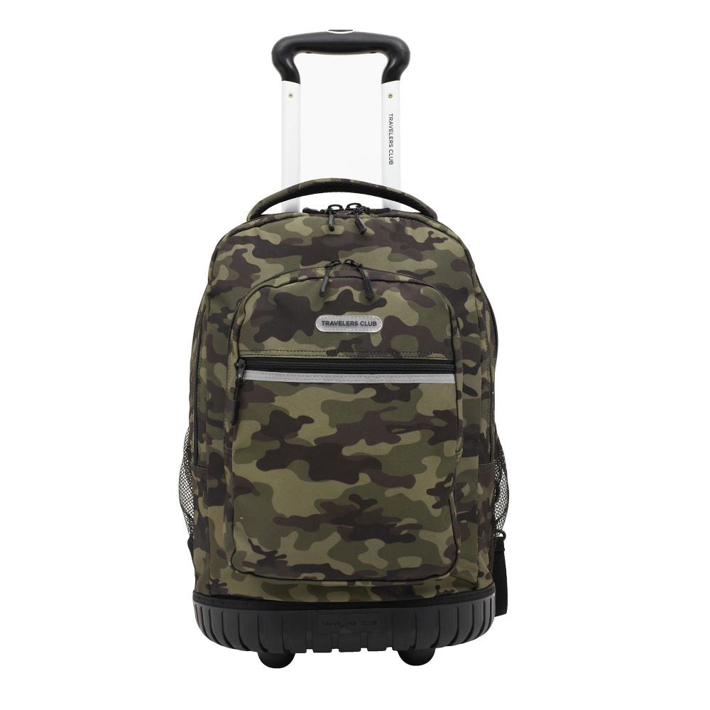 Travelers Club 20" Dual Compartment Rolling Backpack