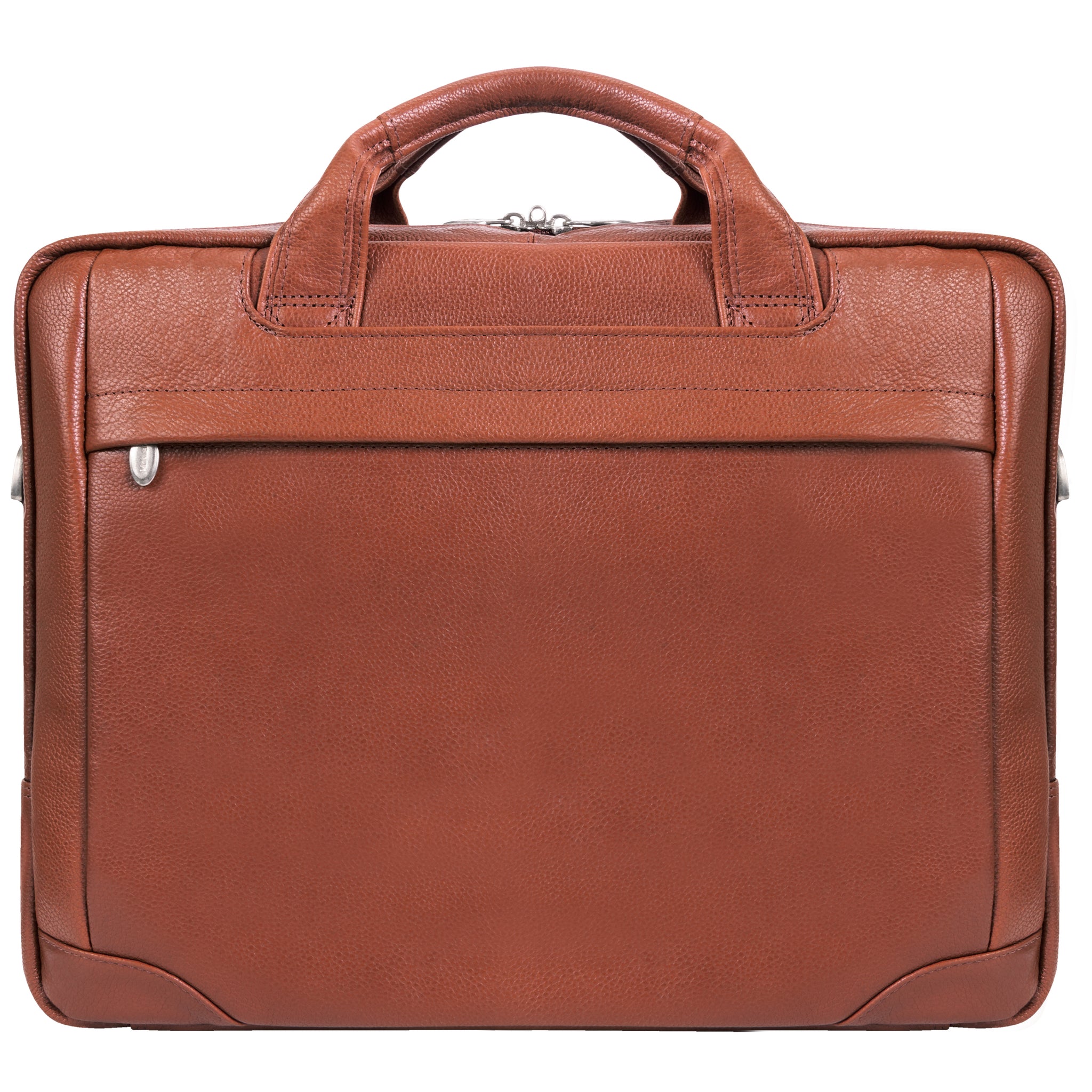 McKlein BRIDGEPORT 17" Large Leather Laptop & Tablet Briefcase