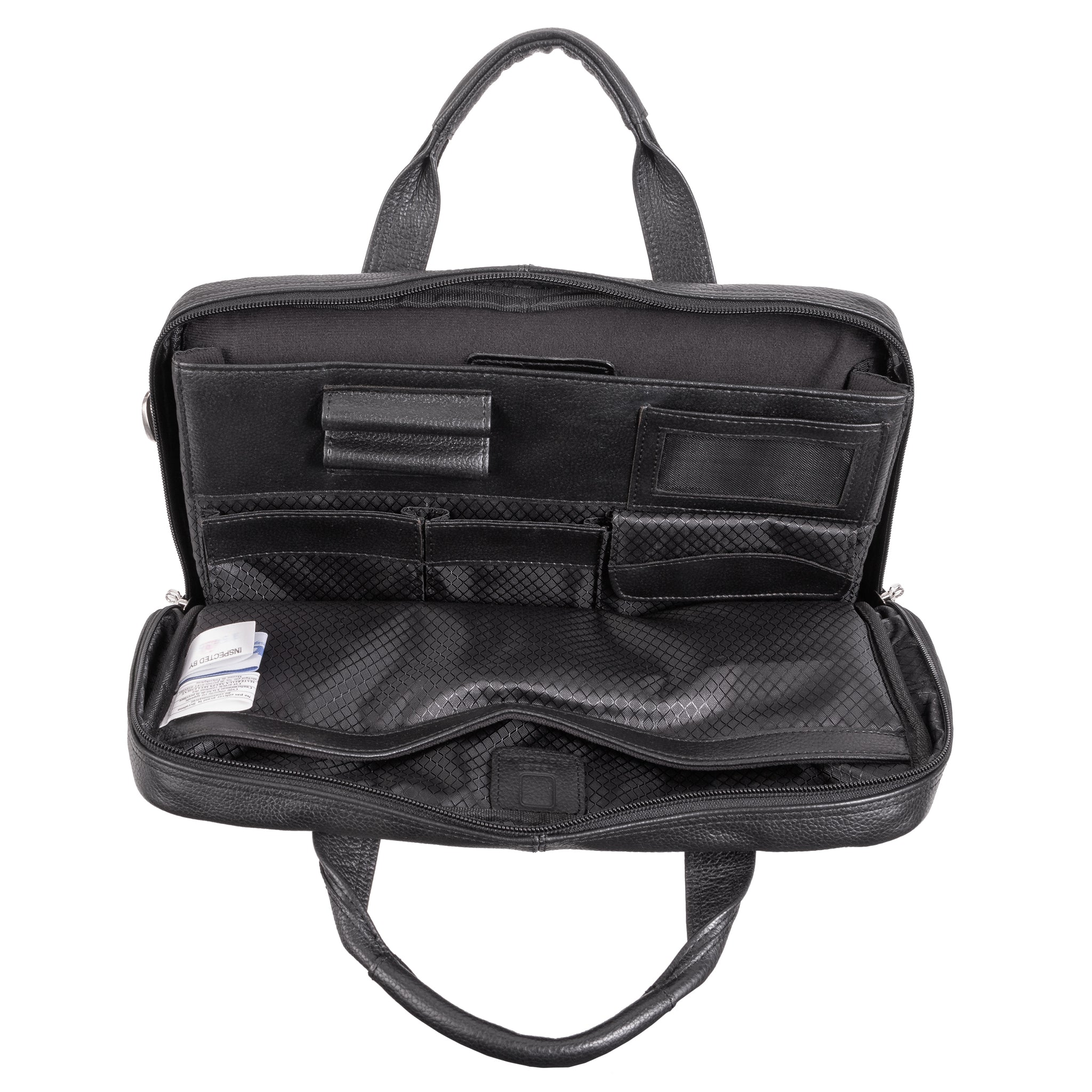 McKlein BRONZEVILLE 15" Medium Leather Laptop & Tablet Briefcase