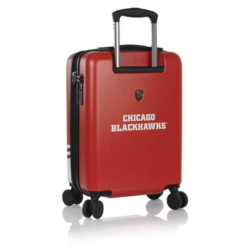 Heys NHL Chicago Blackhawks 21" Hardside Carry-On Suitcase