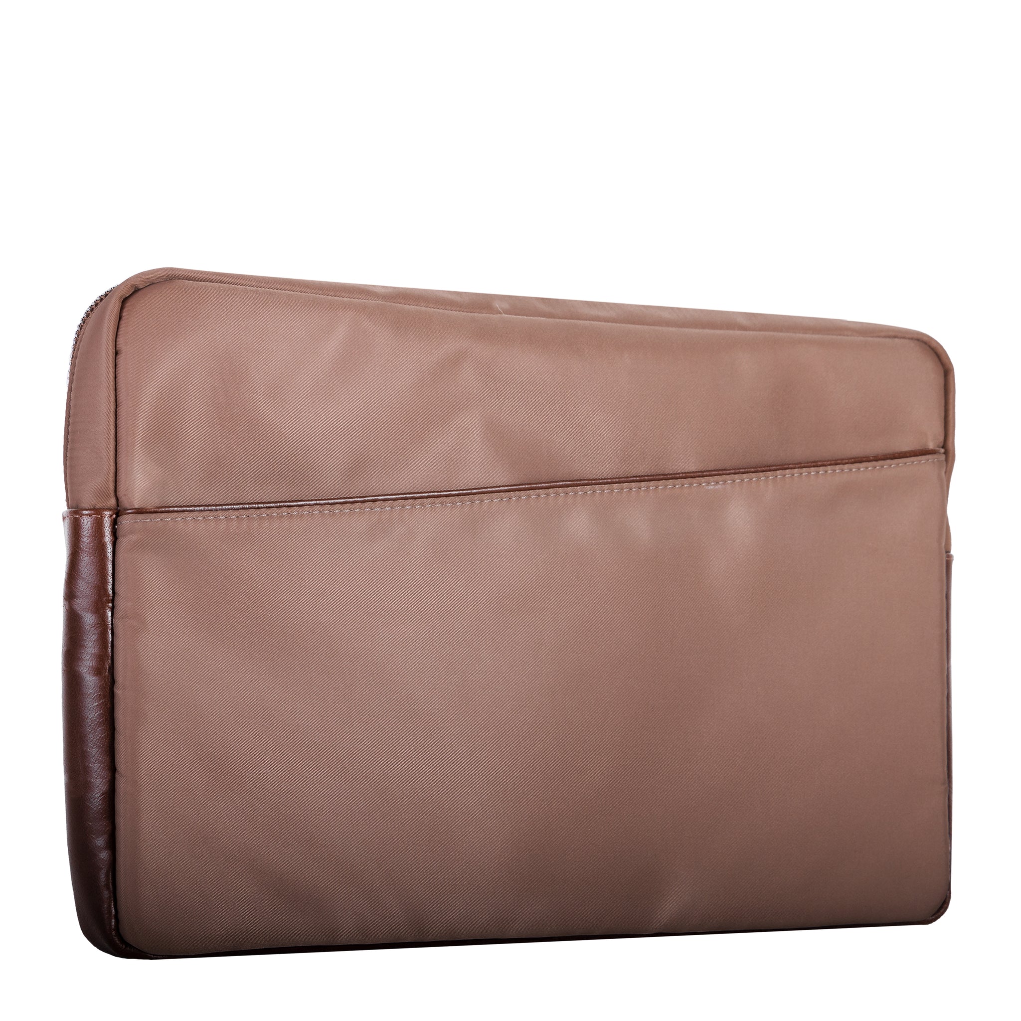 McKlein CRESCENT 14" Nylon Laptop Sleeve with Leather Trim