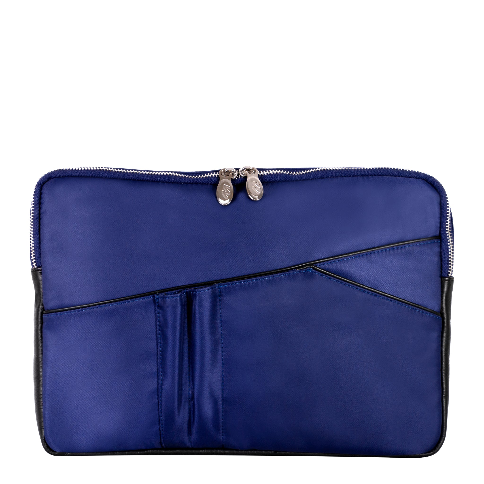 McKlein CRESCENT 14" Nylon Laptop Sleeve with Leather Trim