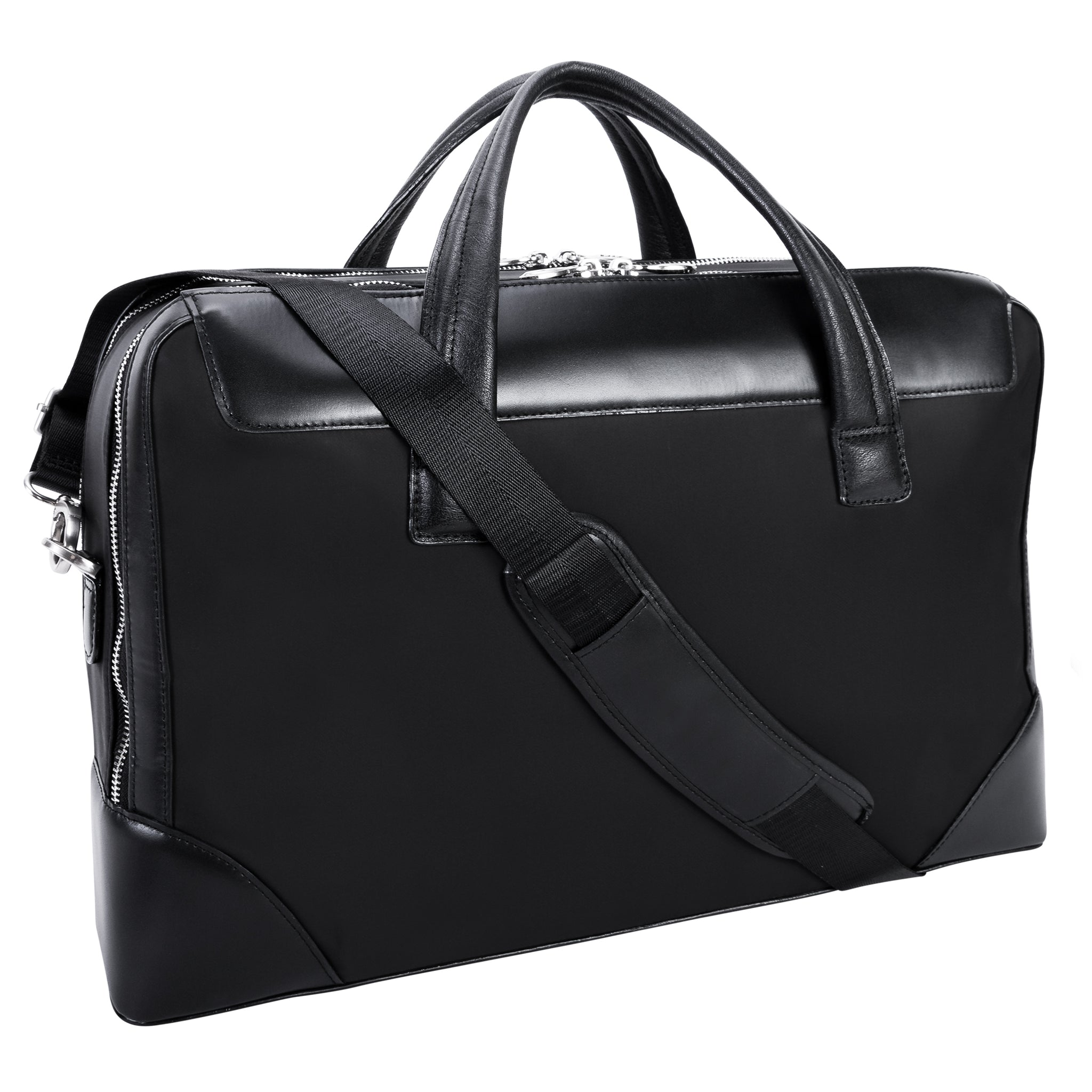 McKlein HARPSWELL 17" Nylon Dual Compartment Laptop Briefcase