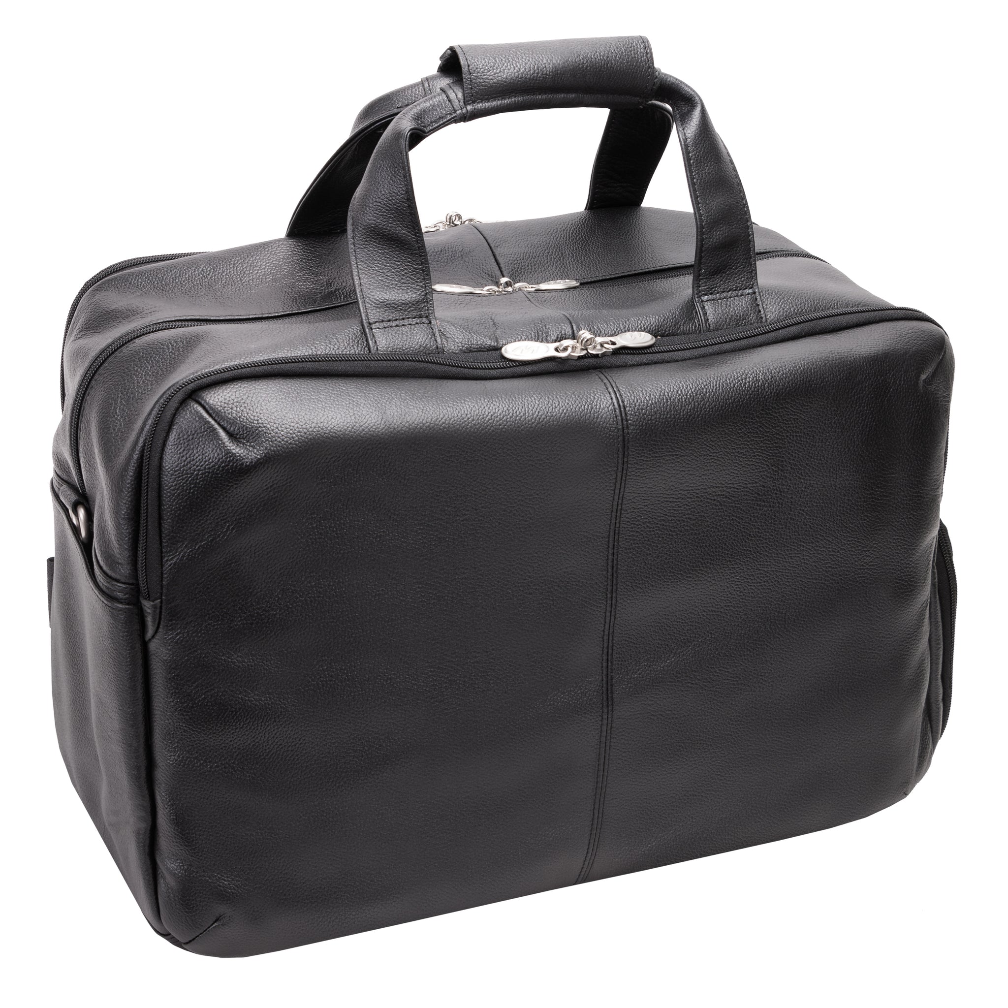 McKlein AVONDALE 19" Leather Triple Compartment Laptop Duffel Bag